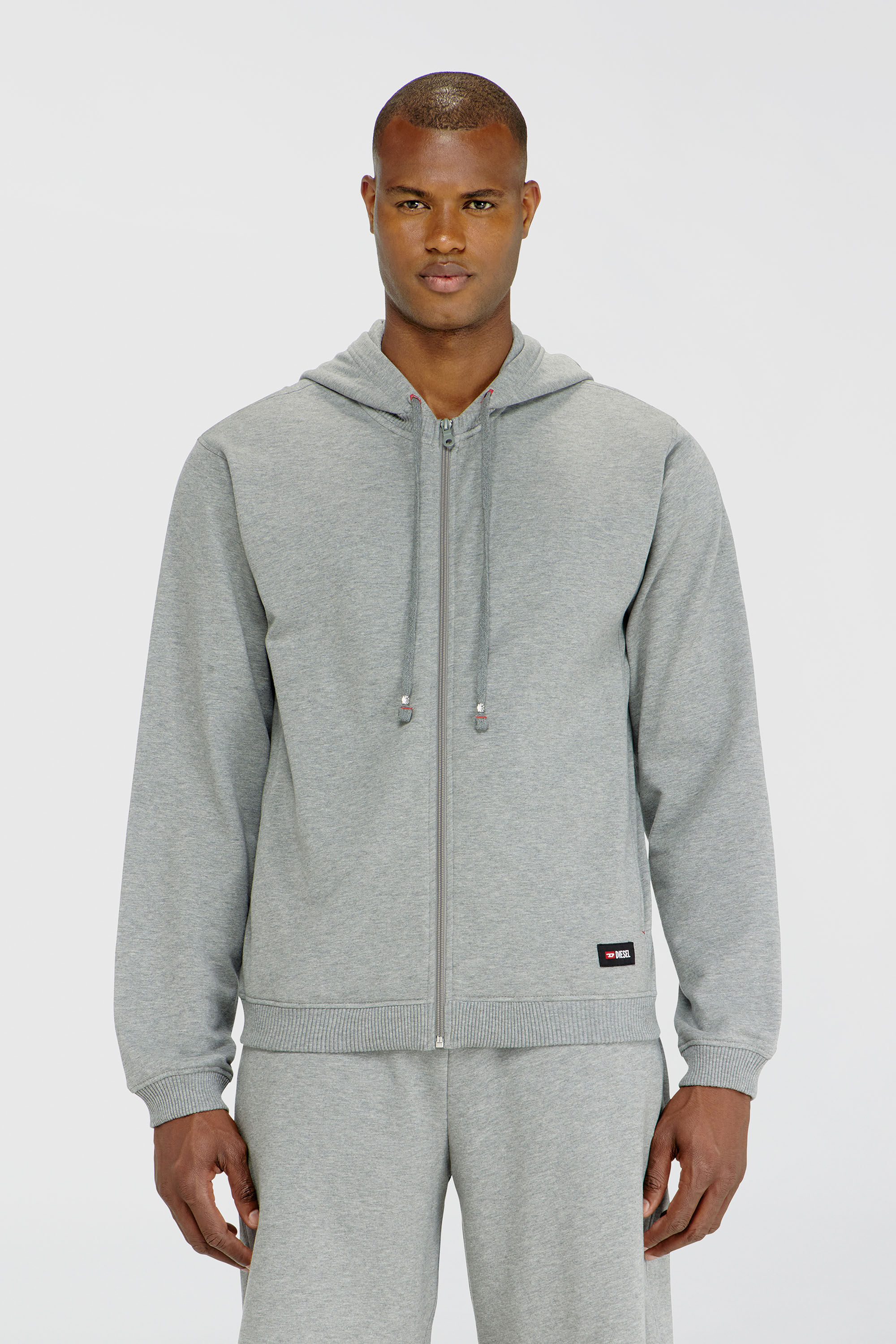 Diesel - JOY-D-CORE, Male's ジップアップパーカー in グレー - 3