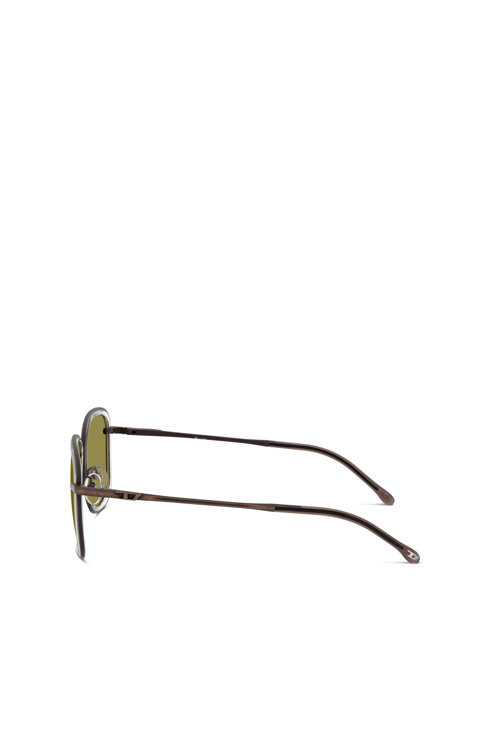 Diesel - 0DL1017, Unisex's Square sunglasses in グリーン - 2