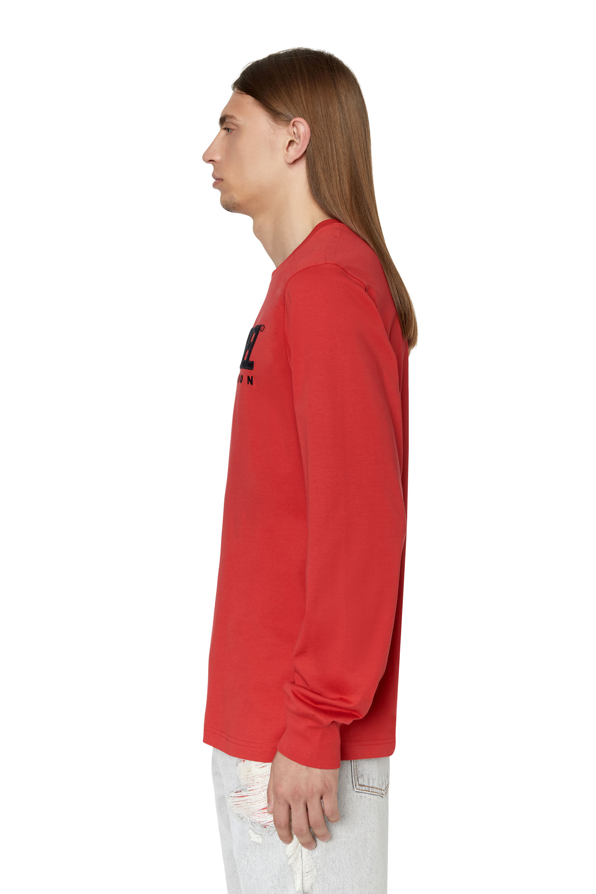 T-JUST-LS-DIV MEN: ロングスリーブTシャツ｜ディーゼル（DIESEL