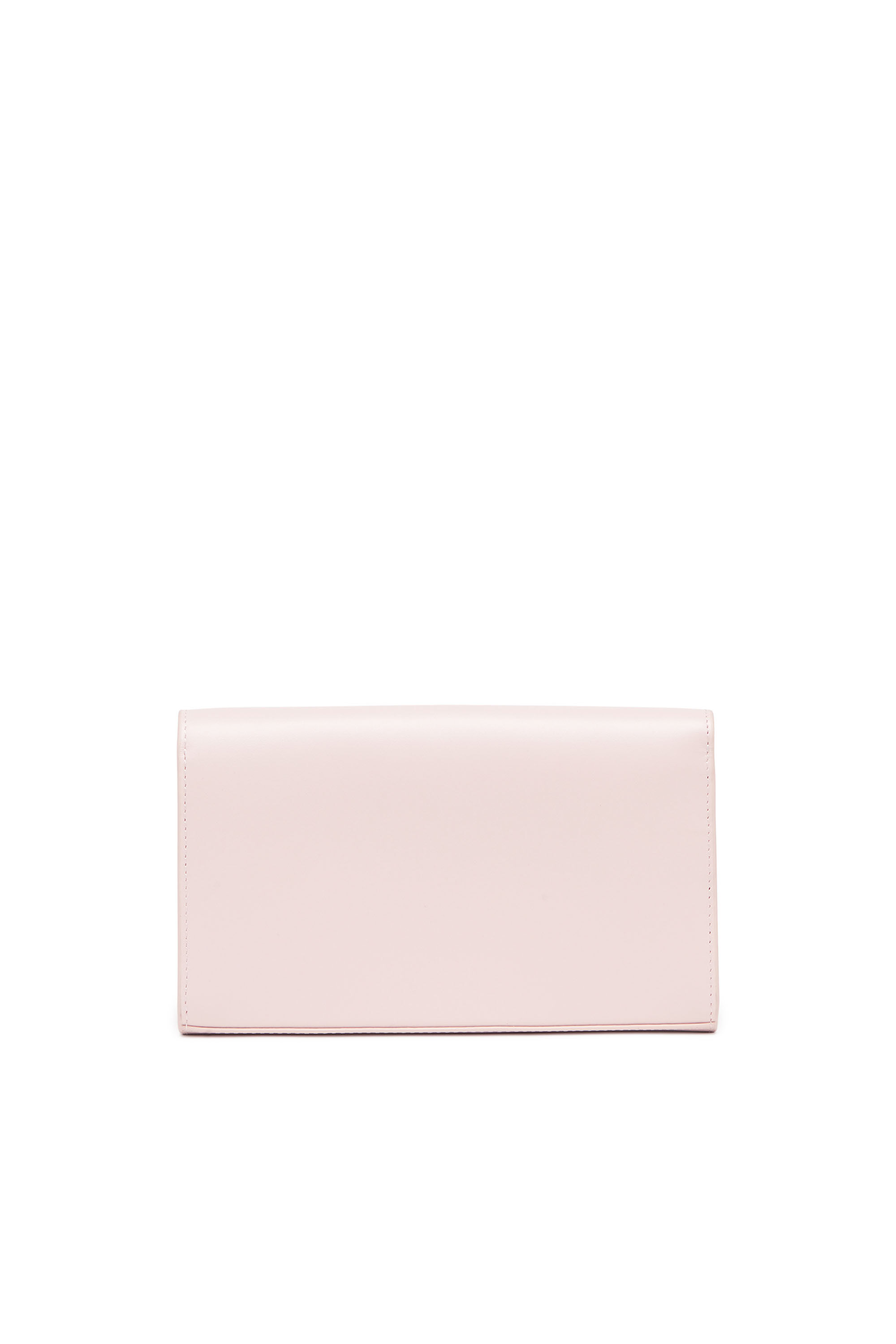 Diesel - 1DR WALLET STRAP, Female's Wallet purse in pastel leather in ピンク / ホワイト - 2