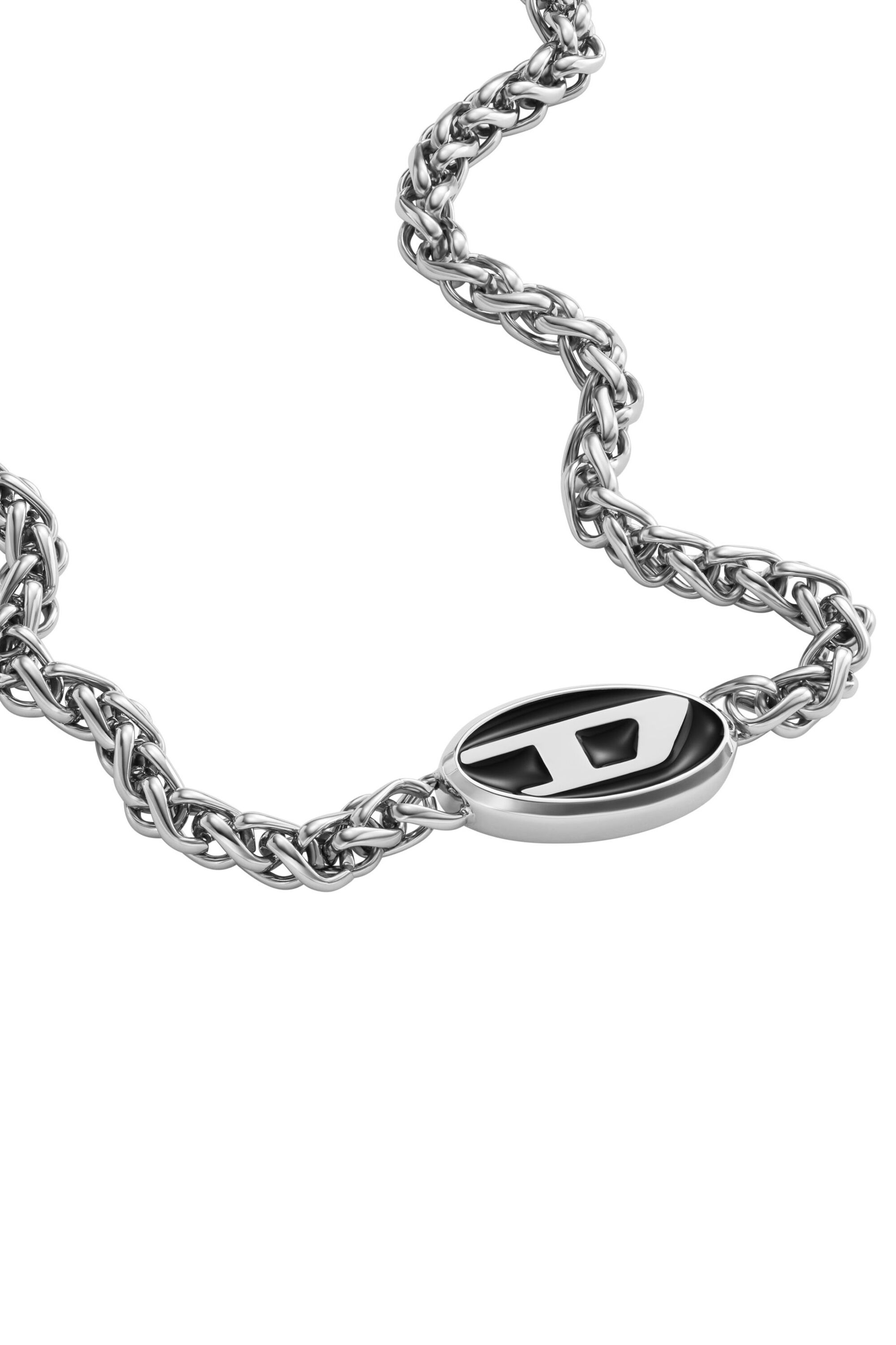 Diesel - DX1470, Unisex's ブレスレット in シルバー/ブラック - 1