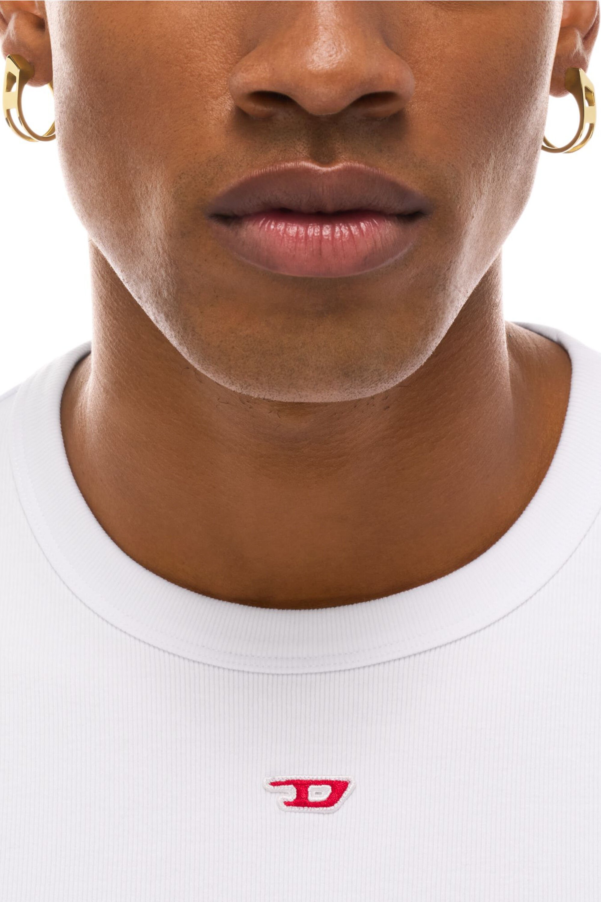 Diesel - DX1671710 JEWELLERY, Unisex's Gold-Tone Stainless Steel Hoop Earrings in ゴールド - 3