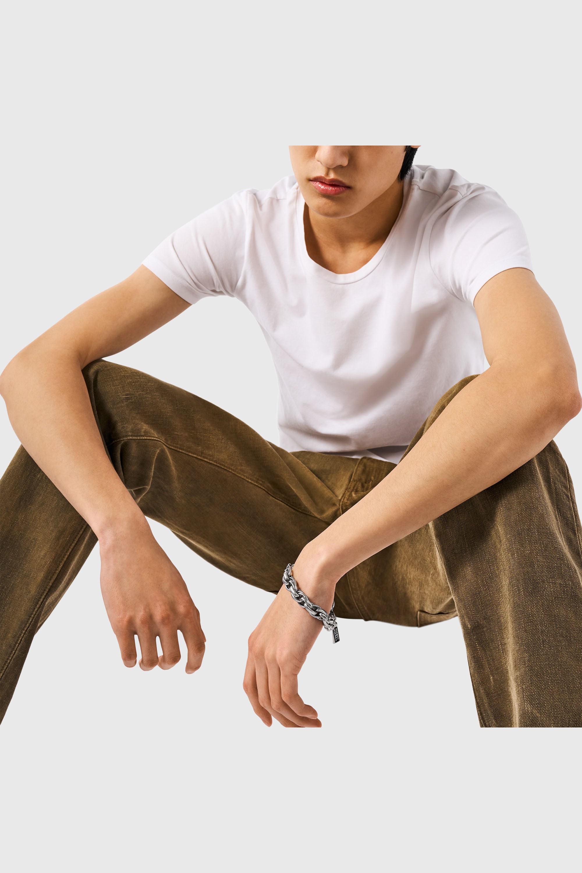 Diesel - DX1514, Unisex's ブレスレット in シルバー - 4