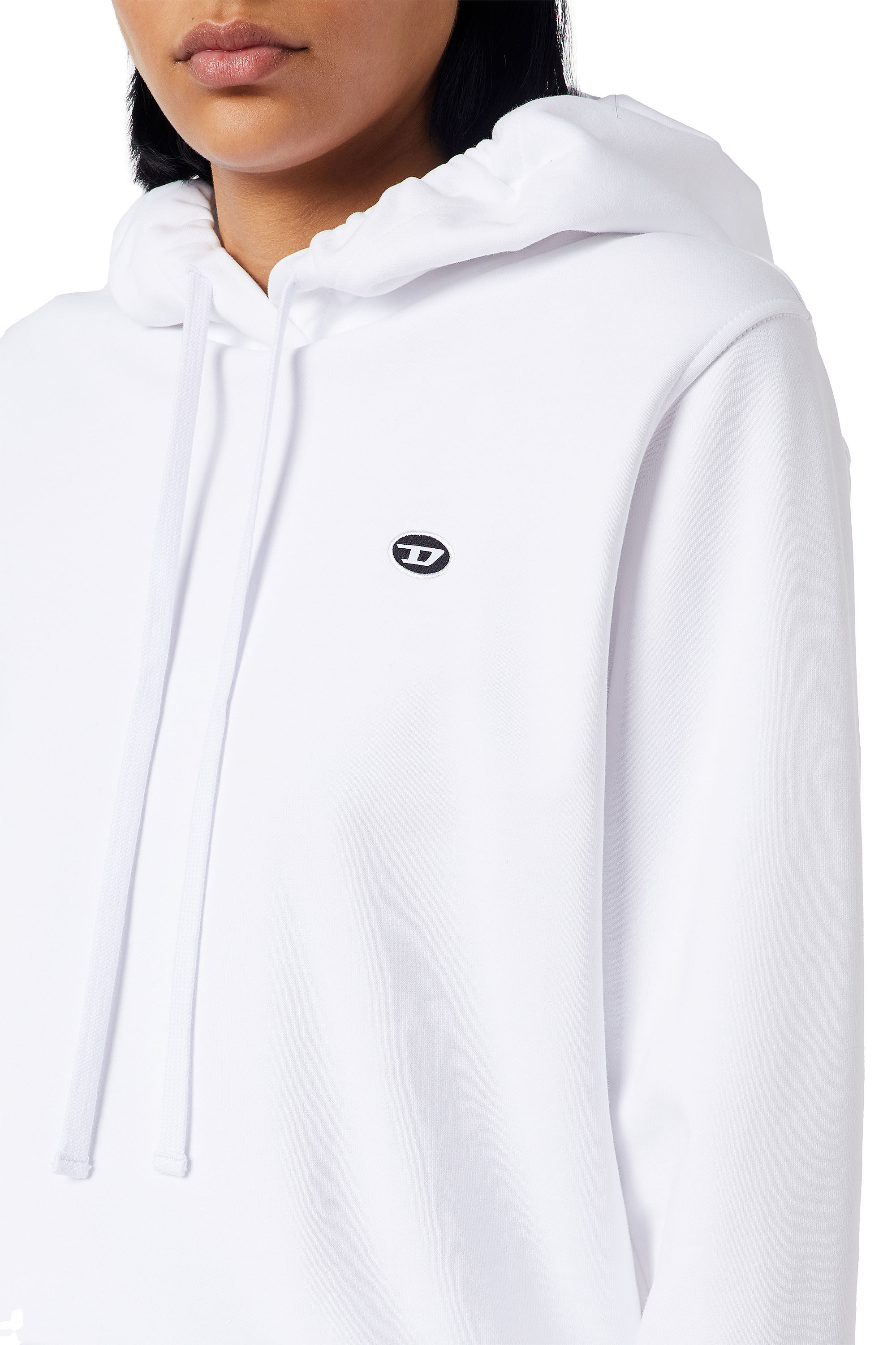 Diesel - F-REGGY-HOOD-DOVAL-PJ, Female's スウェット パーカー ロゴ in ホワイト - 4