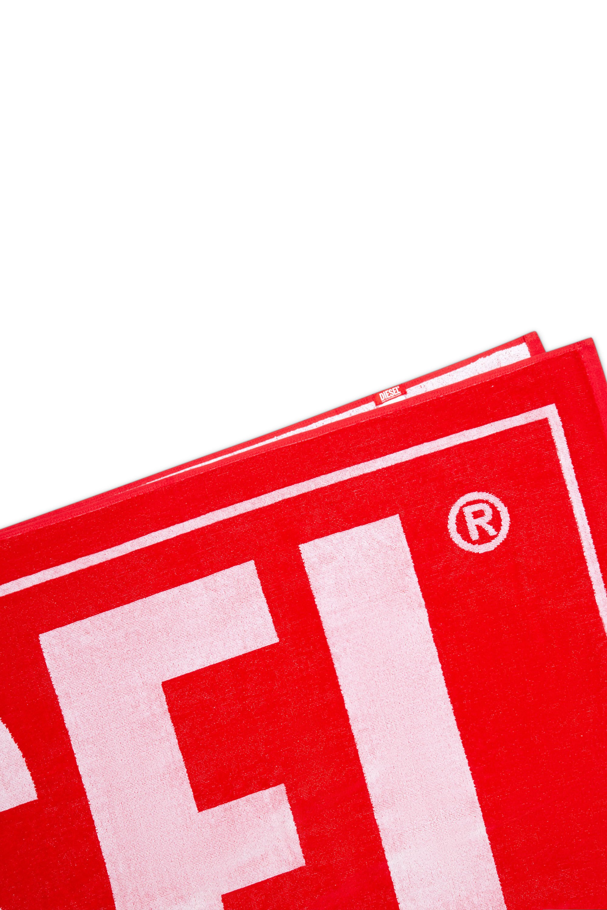 Diesel - BMT-HELLERI, Male's Successful-logo beach towel in レッド - 2