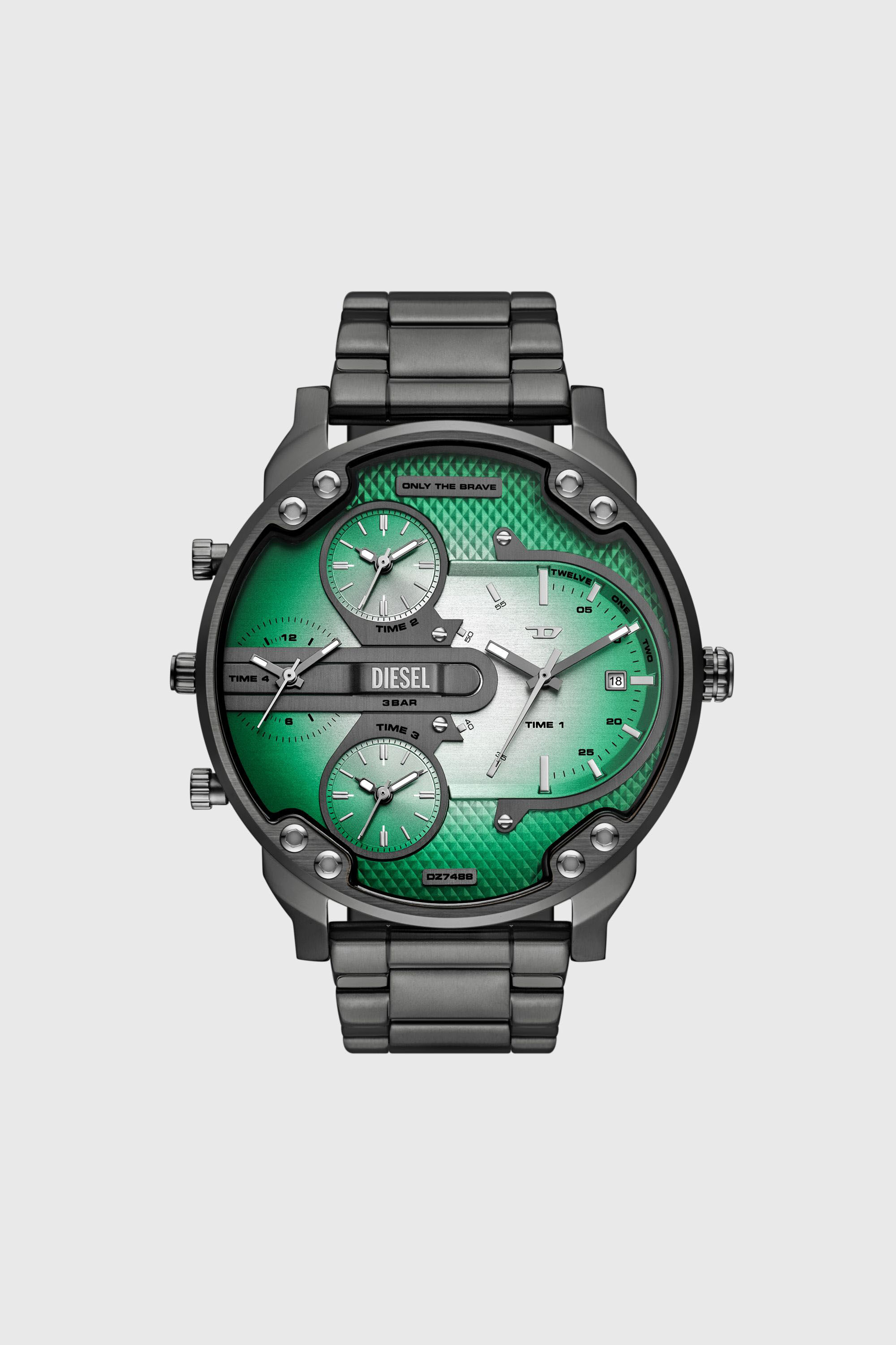 DZ7488 WATCH Mr. Daddy Slim Multi-Movement Stainless Steel Watch