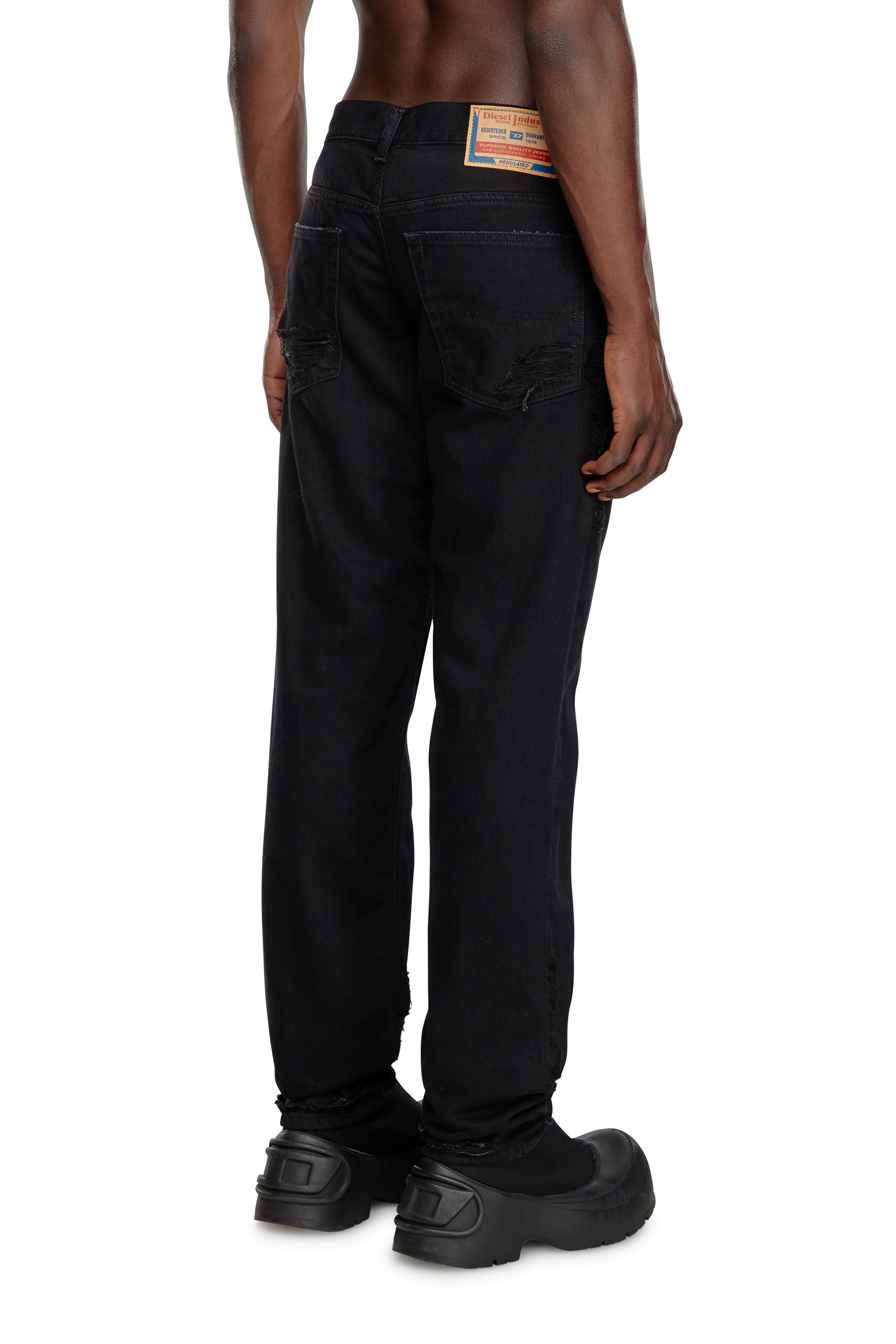 Diesel - Male's Regular Jeans 2023 D-Finitive 09K35, ブラック/ダークグレー - 4