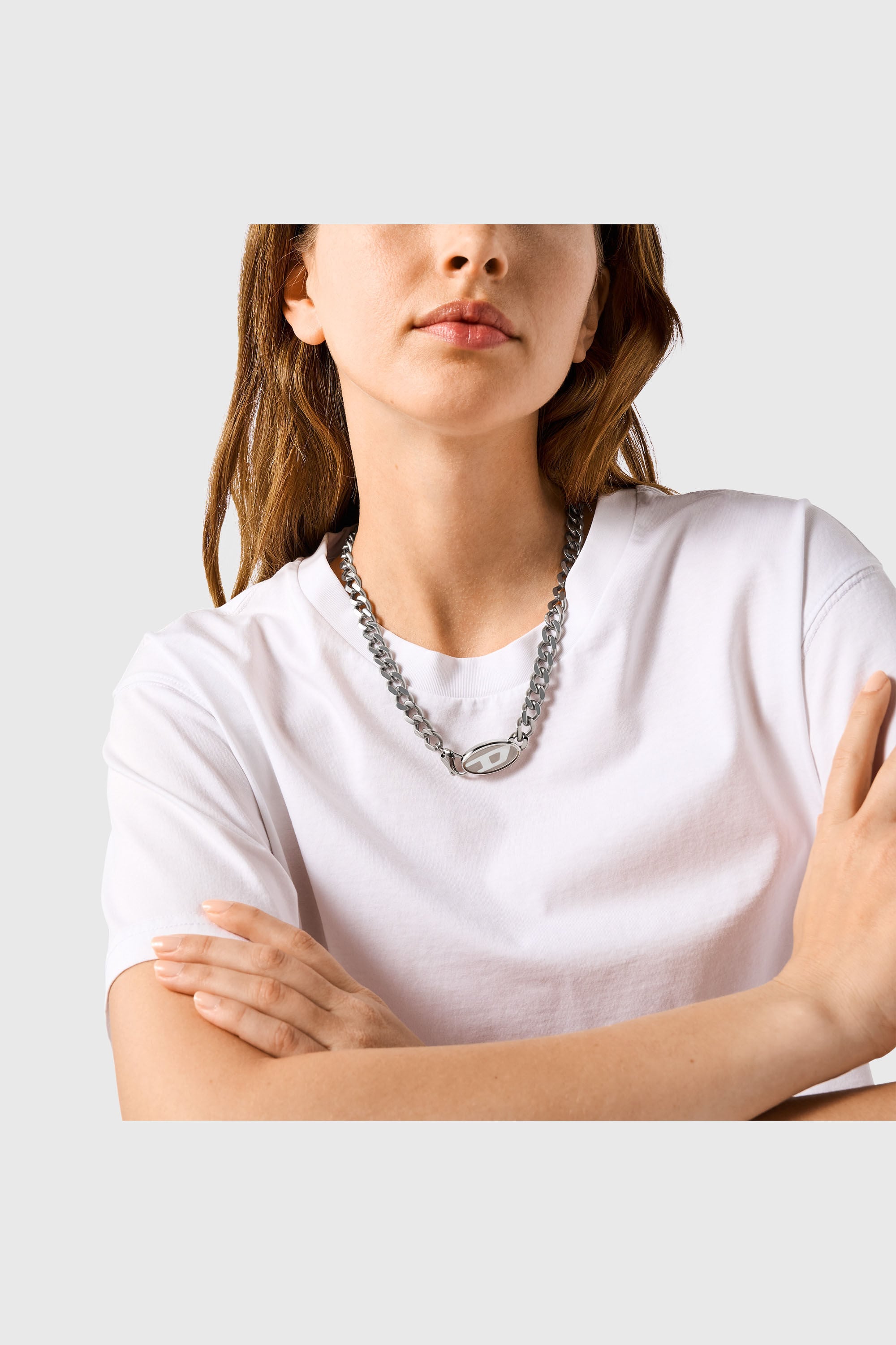 DX1509 ネックレス｜シルバー｜ウィメンズ｜DIESEL
