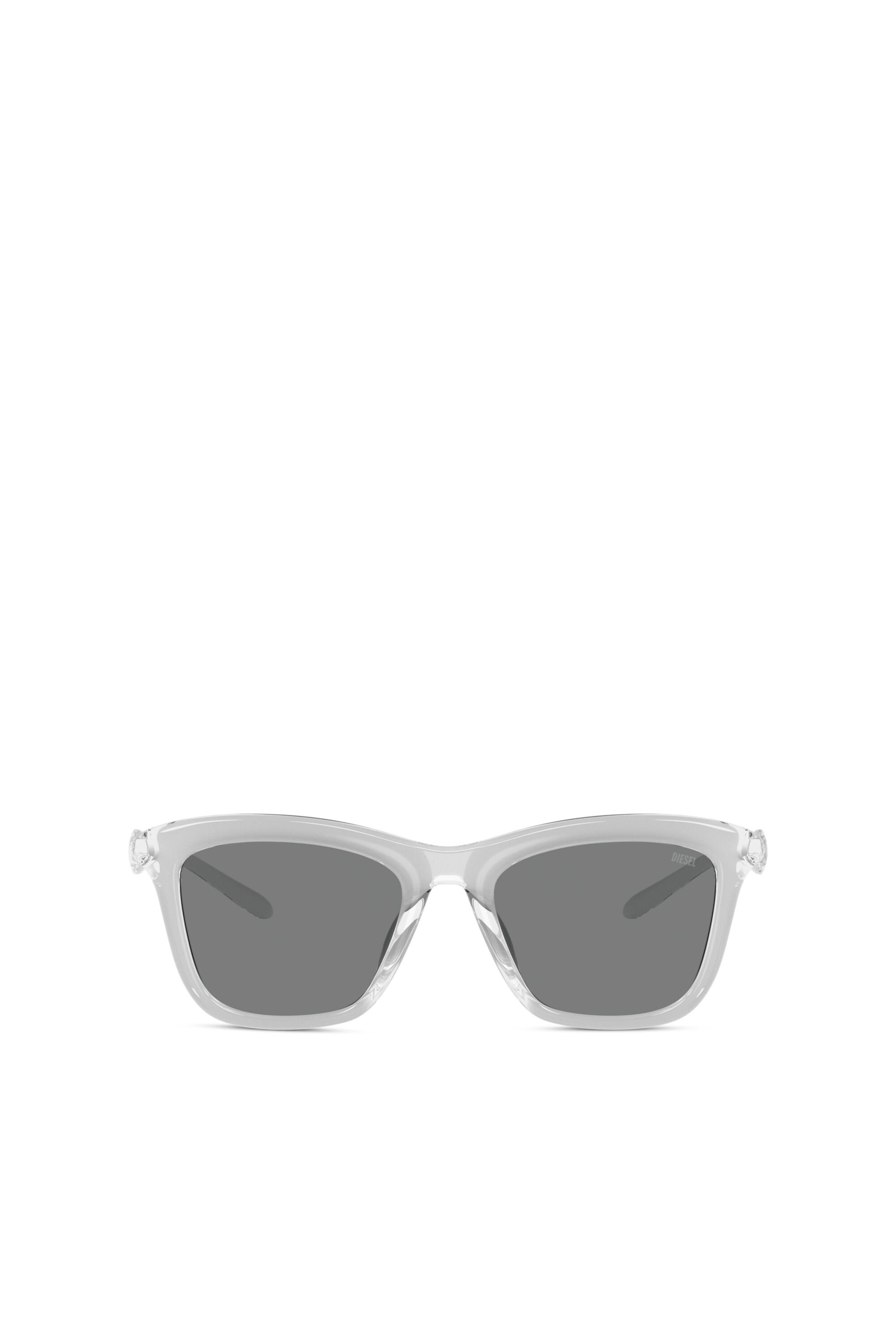 Diesel - 0DL3008U, Unisex's Square sunglasses in グレー - 1