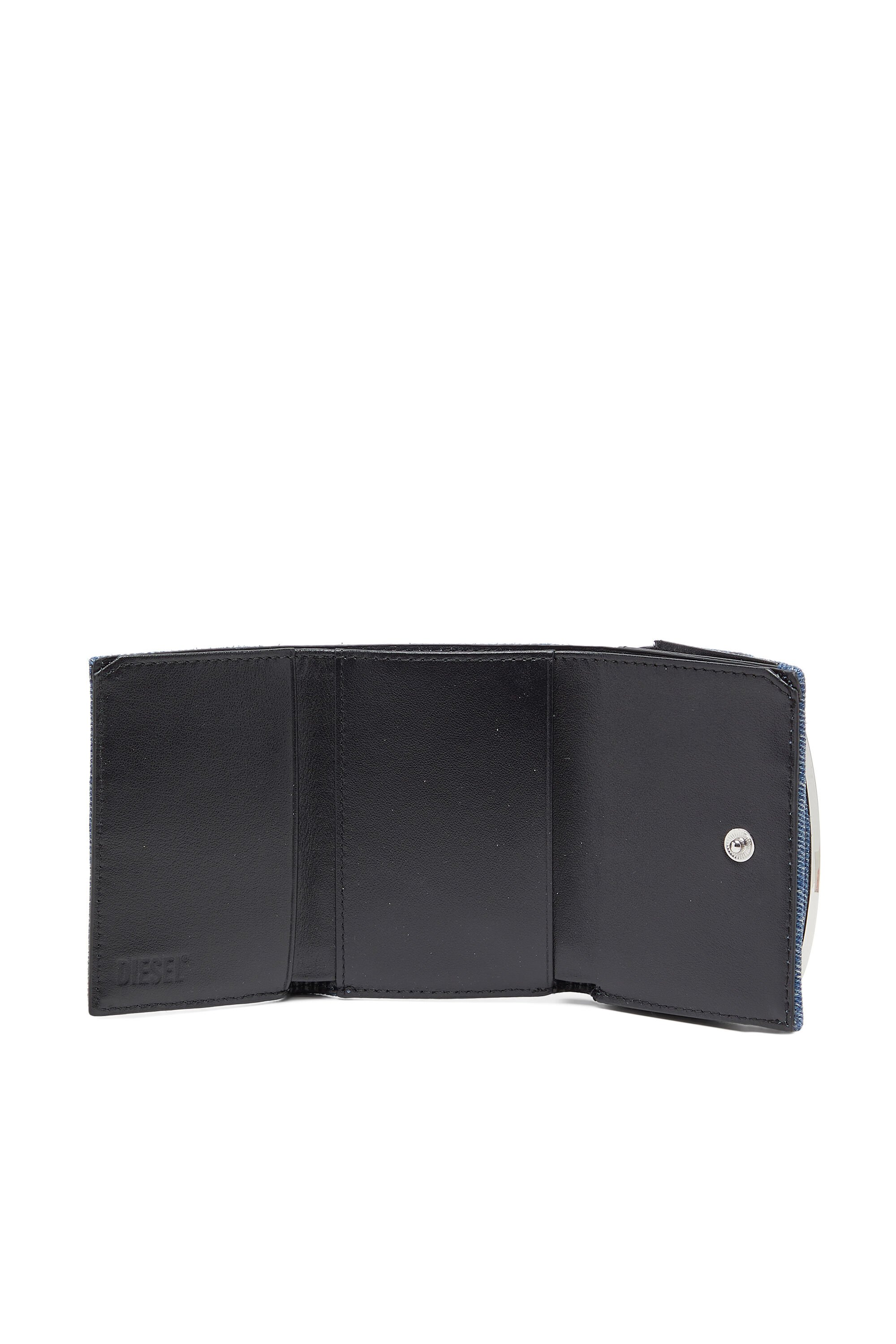 Diesel - 1DR TRI FOLD COIN XS II, Female's 三つ折りウォレット in ブルー - 3