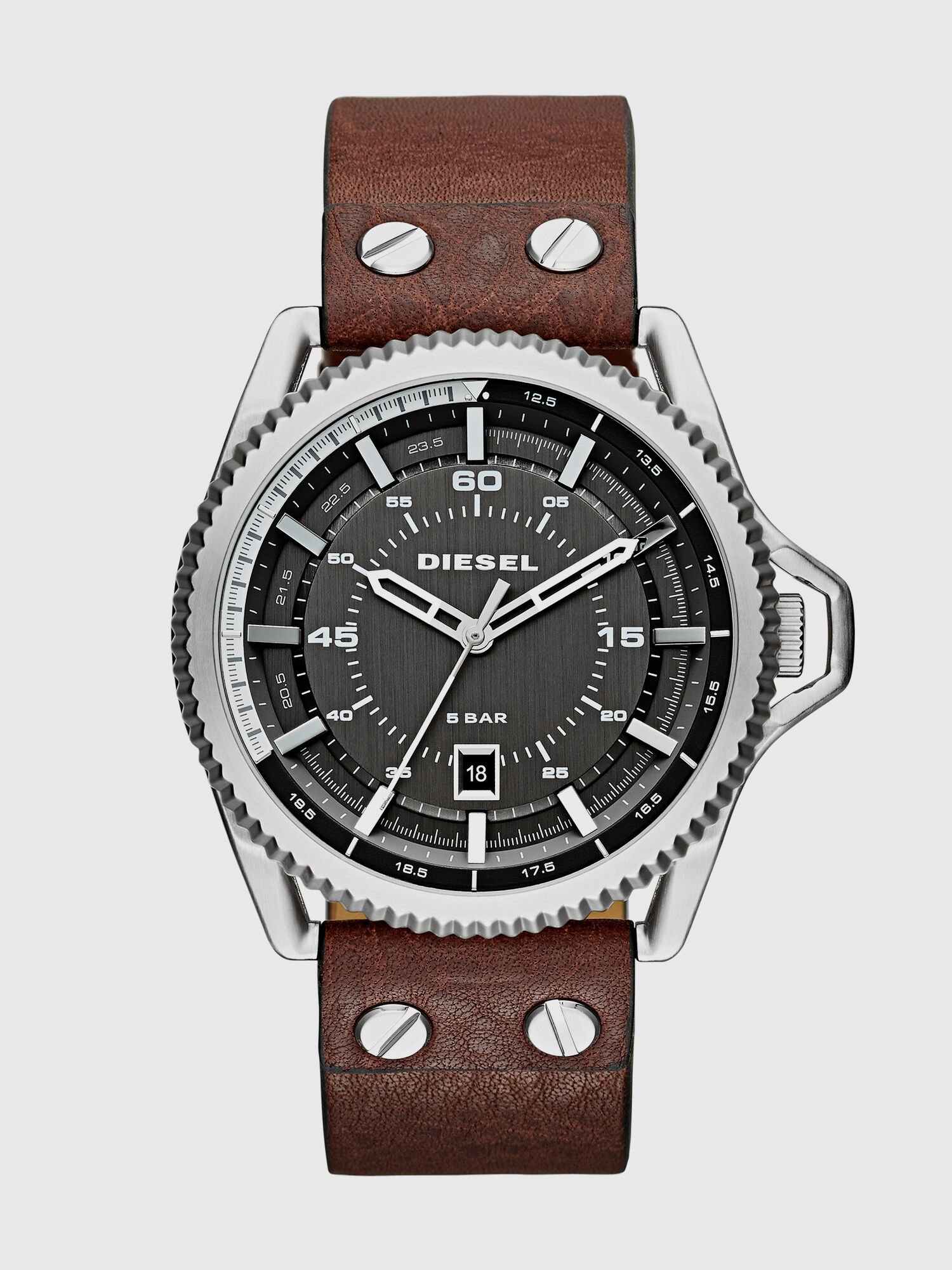 DIESEL ディーゼル DZ-1716 DZ1716 腕時計 美品 DZ1716 ROLLCAGE