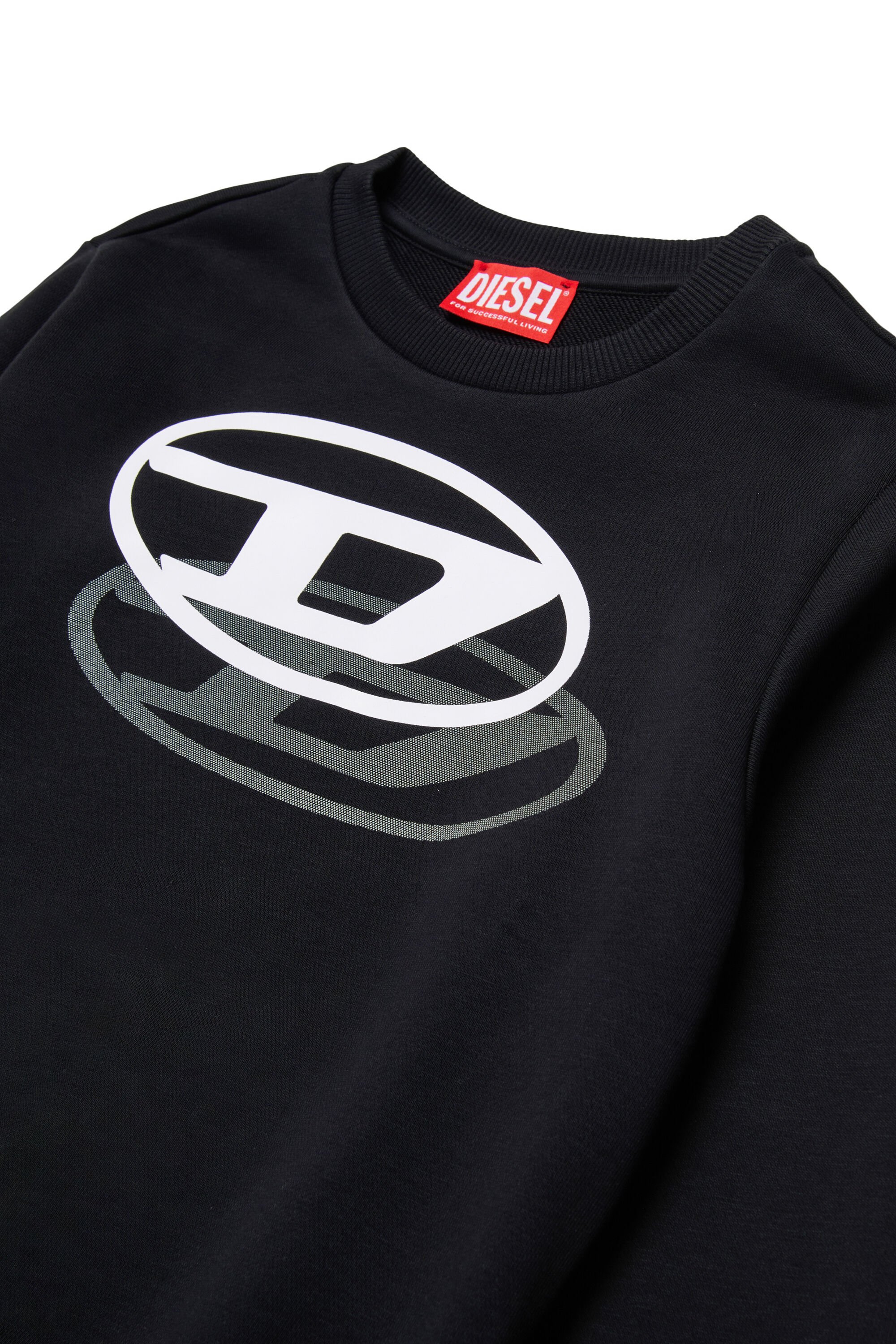 Diesel - SVALE OVER, Male's プルオーバースウェット in ブラック - 3