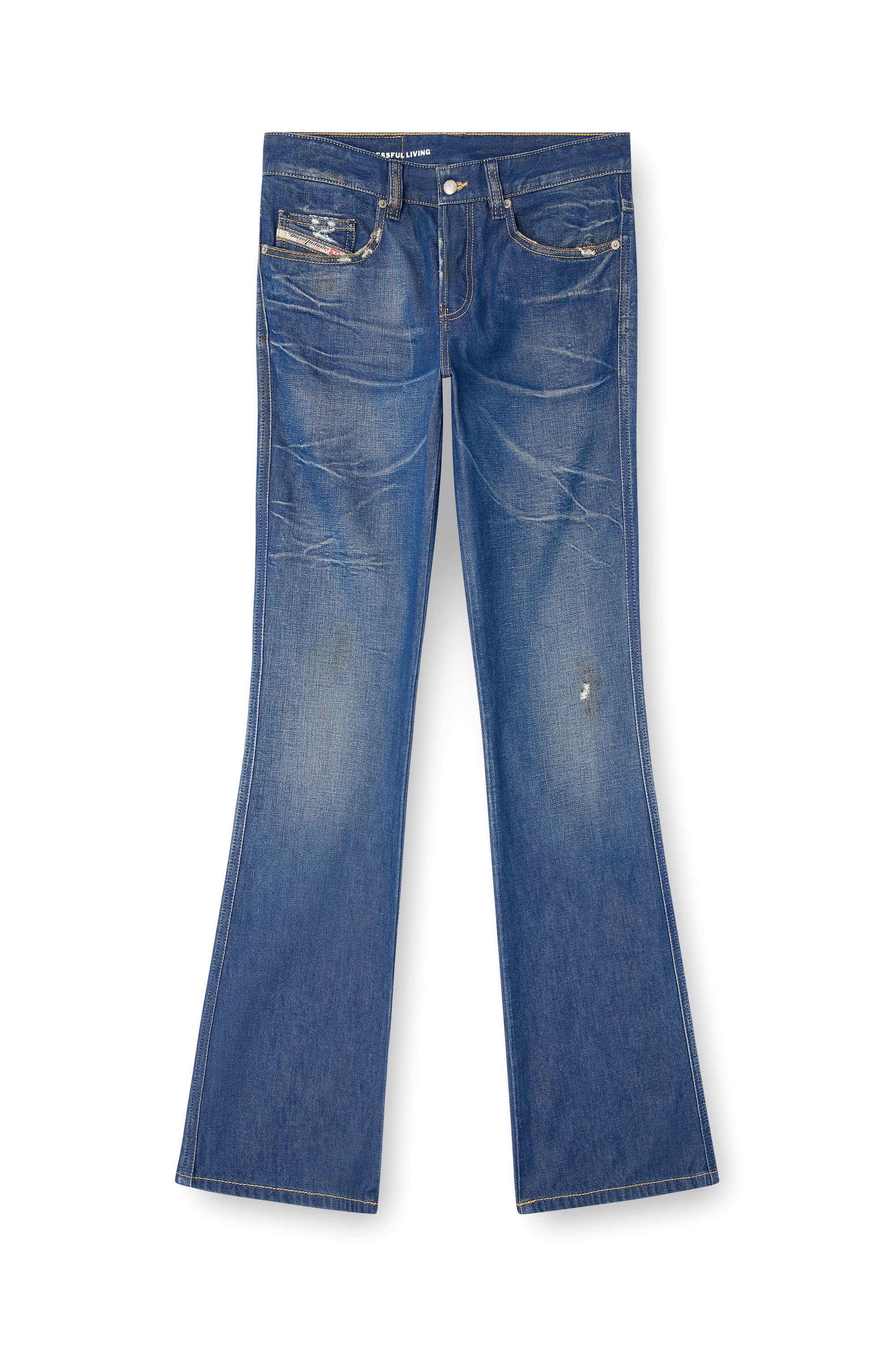 未使用品 DIESELディーゼル ダークブルー ブーツカットデニム ヴィンテージ ブーツカット Jeans - 1998 D-Buck | ダークブルー | メンズ | DIESEL