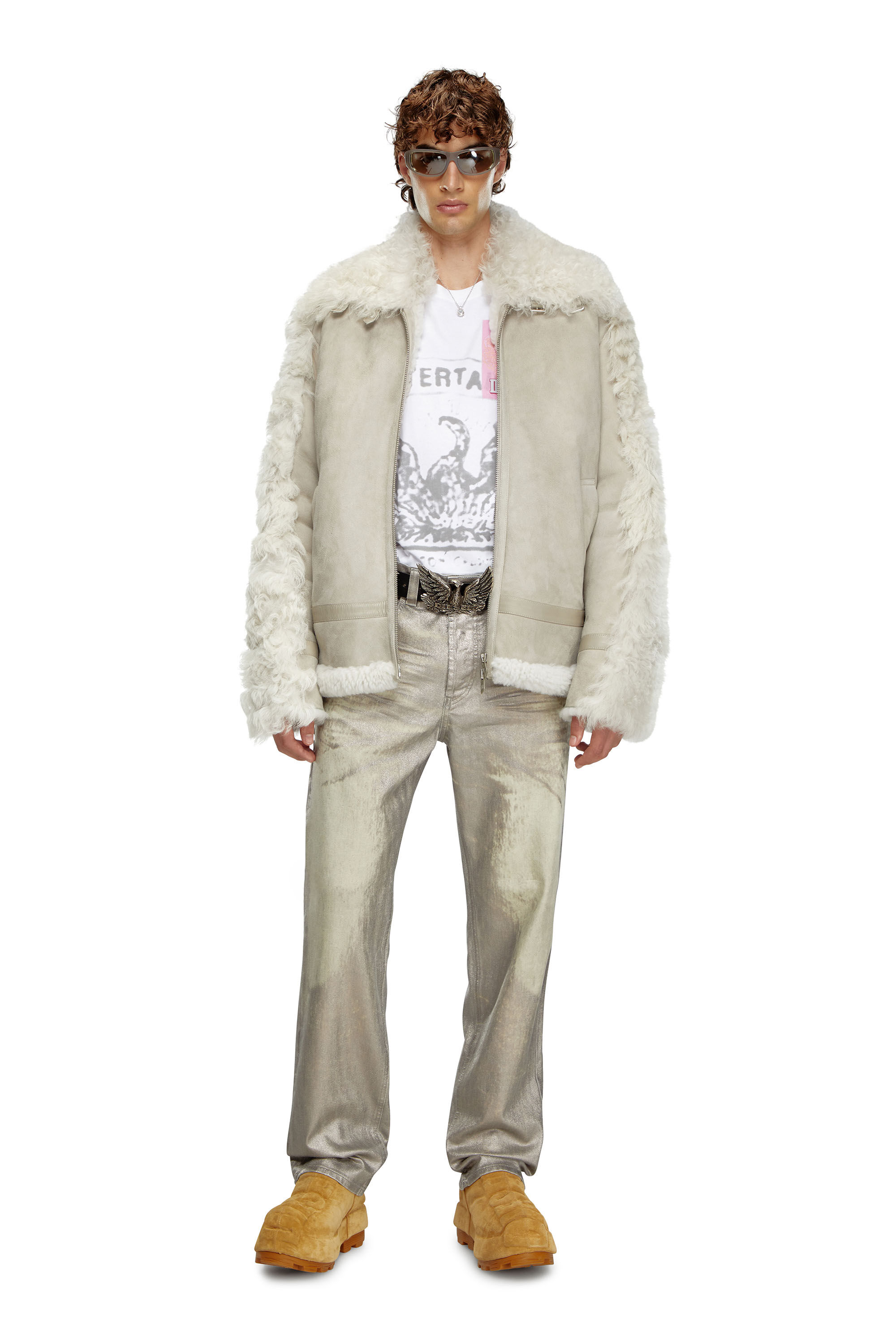 Diesel - Male's Regular Jeans 2024 D-Macs 0CBCZ, グレー - 1