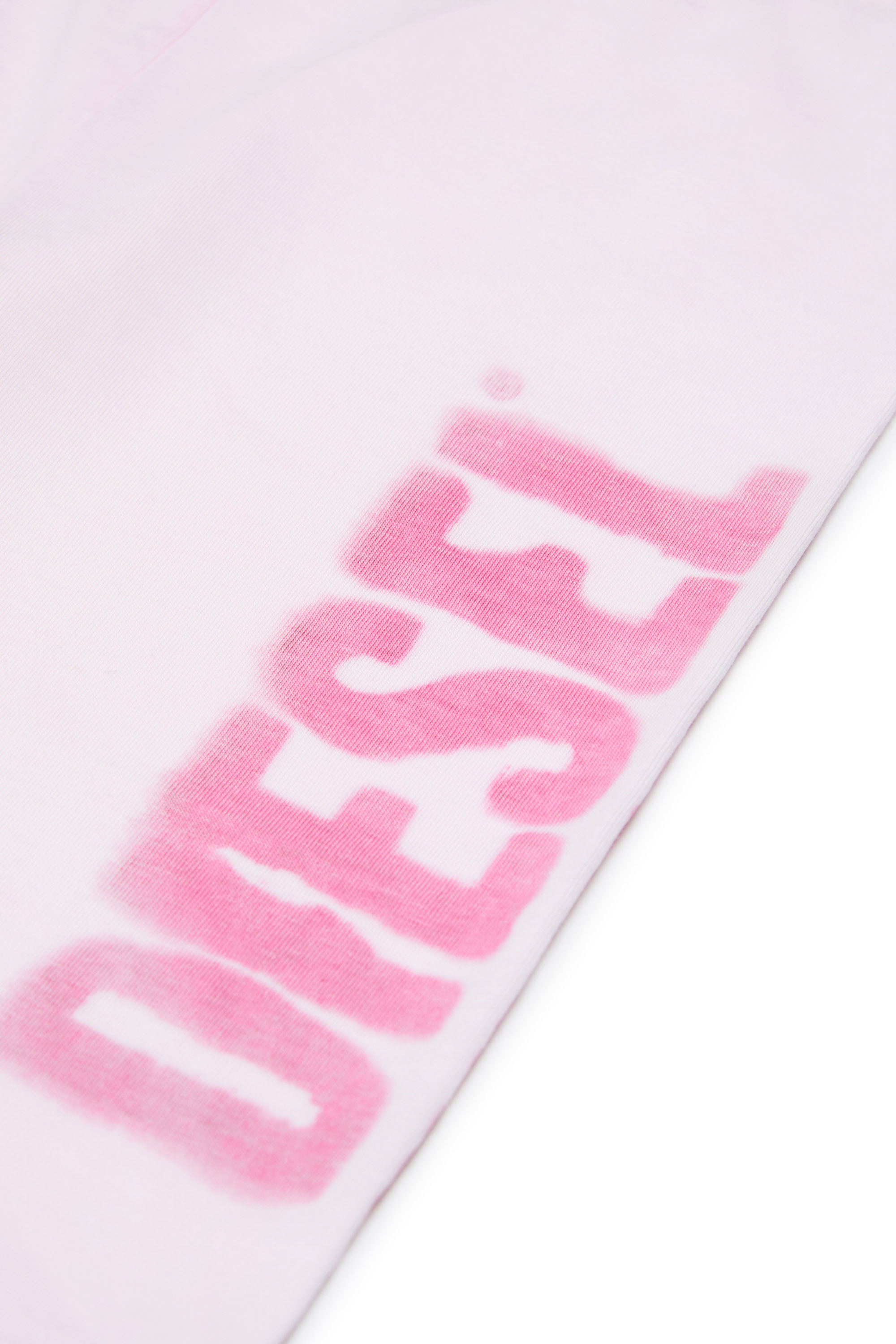 Diesel - PYCIL, Female's キッズ ショートパンツ ロゴ in ピンク / ホワイト - 3