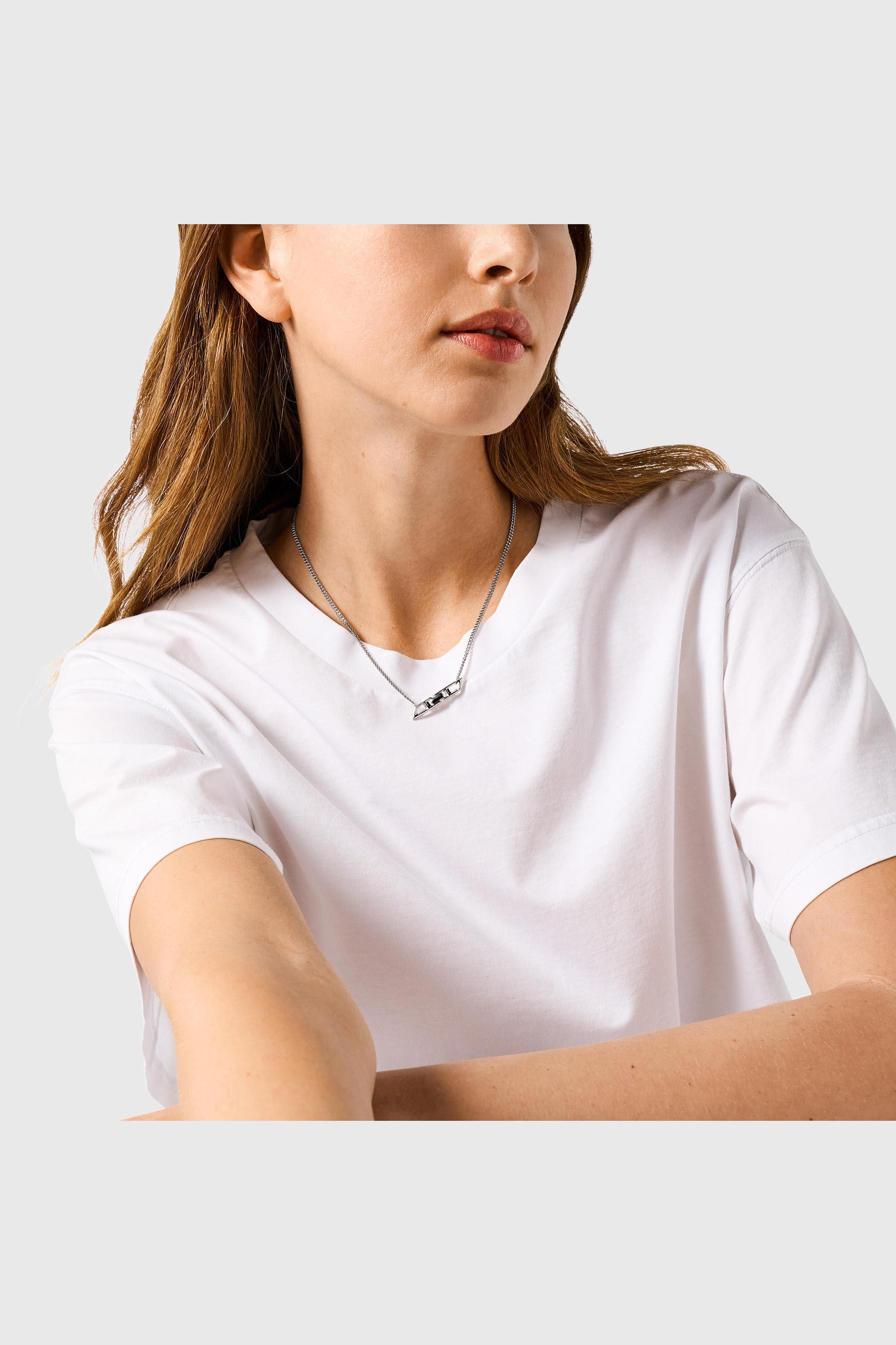 Diesel - DL1351040 STERLING SILVER JEWEL, Unisex's ネックレス in シルバー - 3