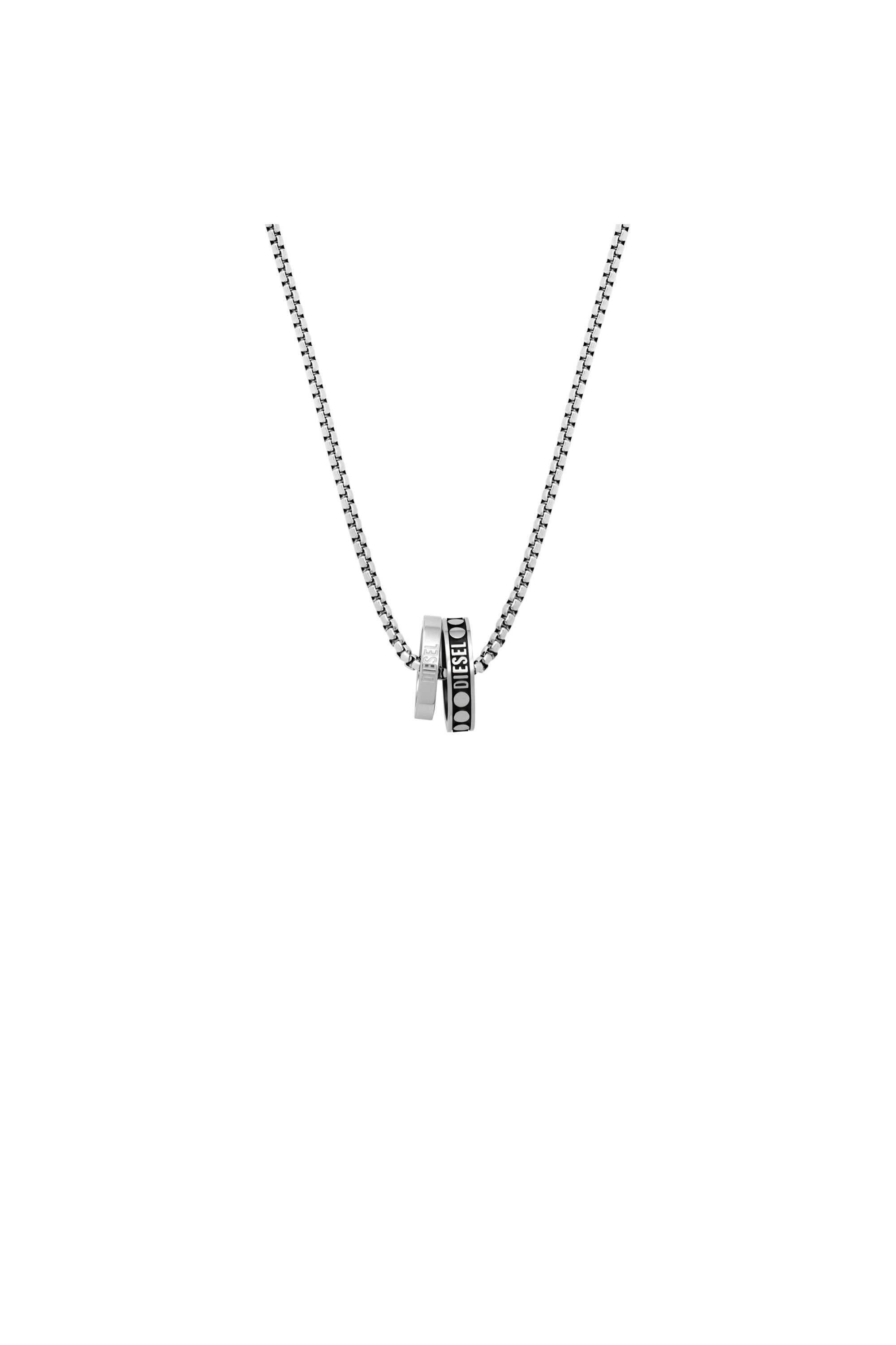 Diesel - DX1168, Male's ジュエリー ネックレス in シルバー - 2