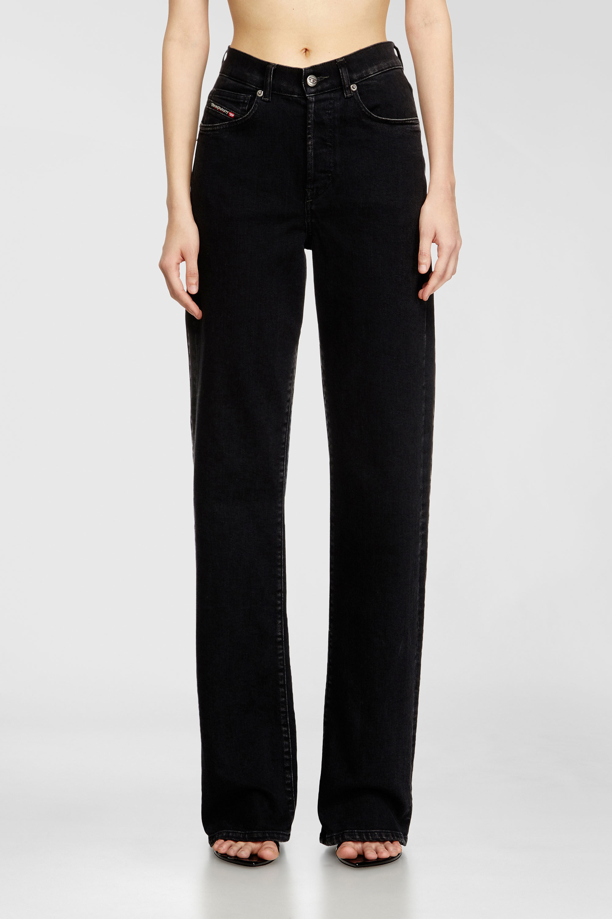 Diesel - Female's Regular Jeans 1971 D-Sent 09N89, ブラック/ダークグレー - 2
