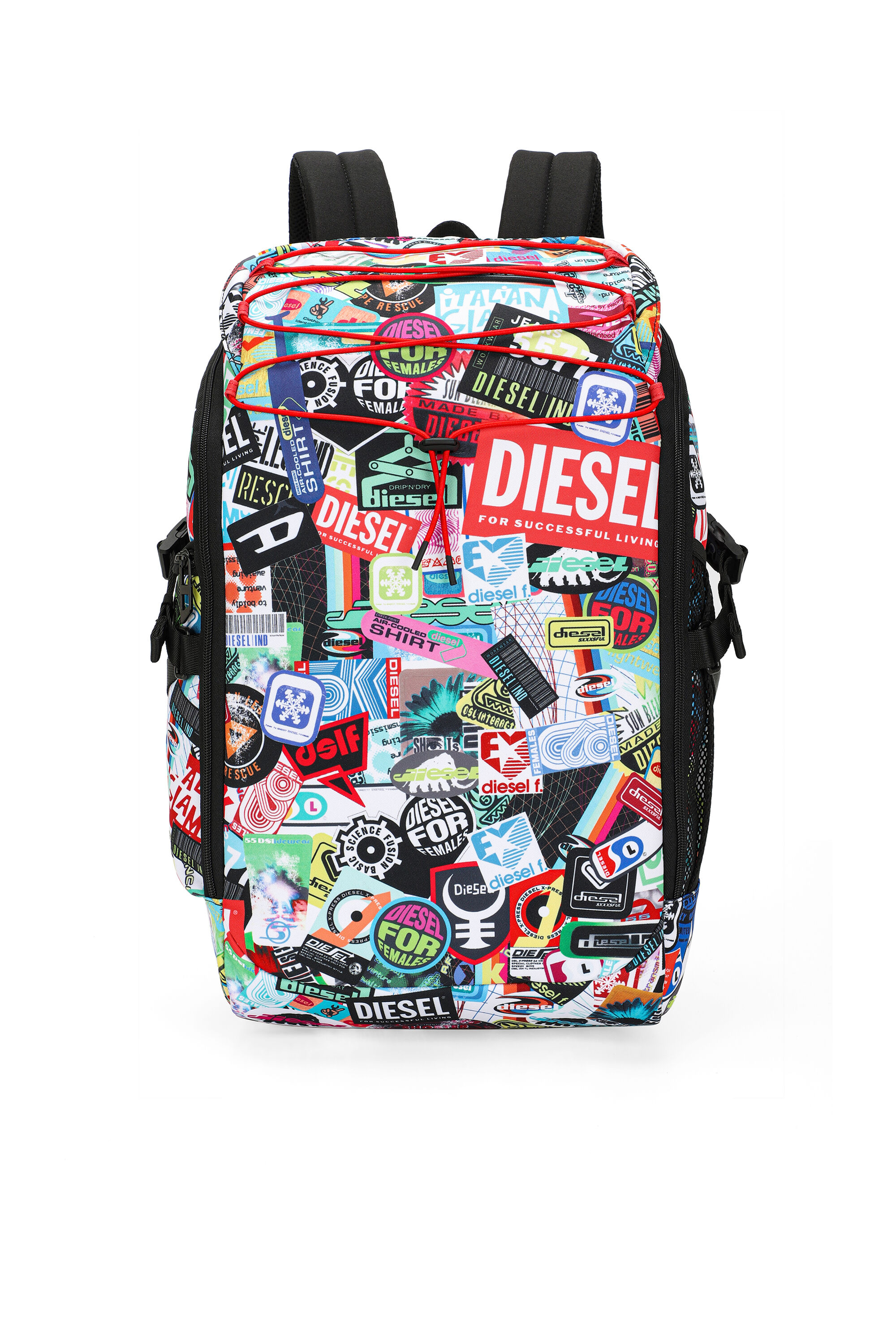 DIESEL PC PRINTED BACKPACK-STICKERS- DSB Multifunctional backpack