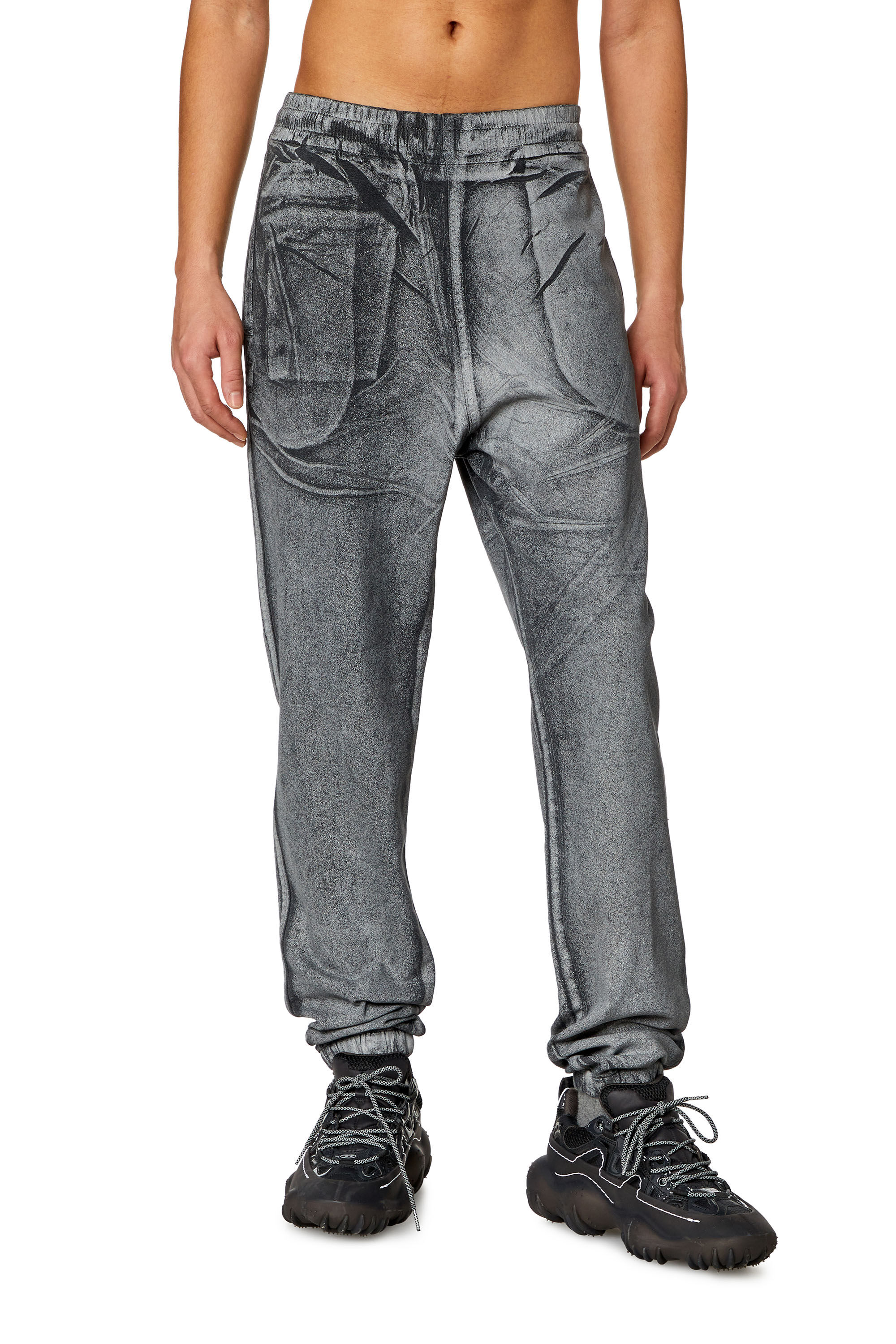 Diesel ユニセックス デニム D-Lab Track Denim フォイル テーパード 