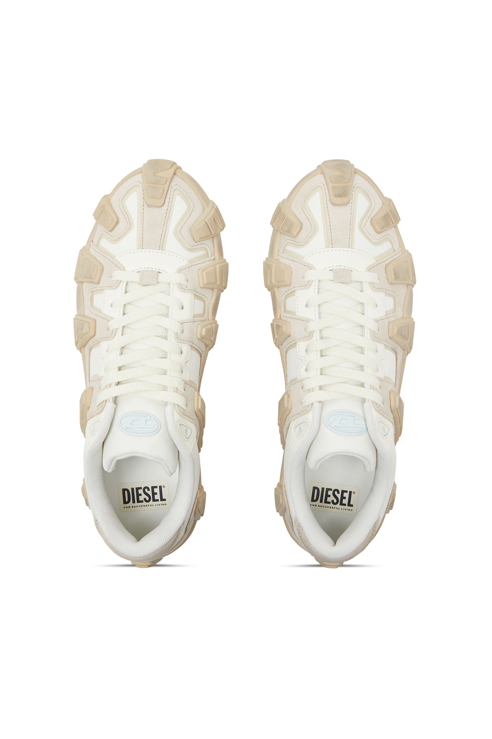 Diesel - S-D-GRIFFE LOW, Male's スニーカー in ホワイト/ベージュ - 6