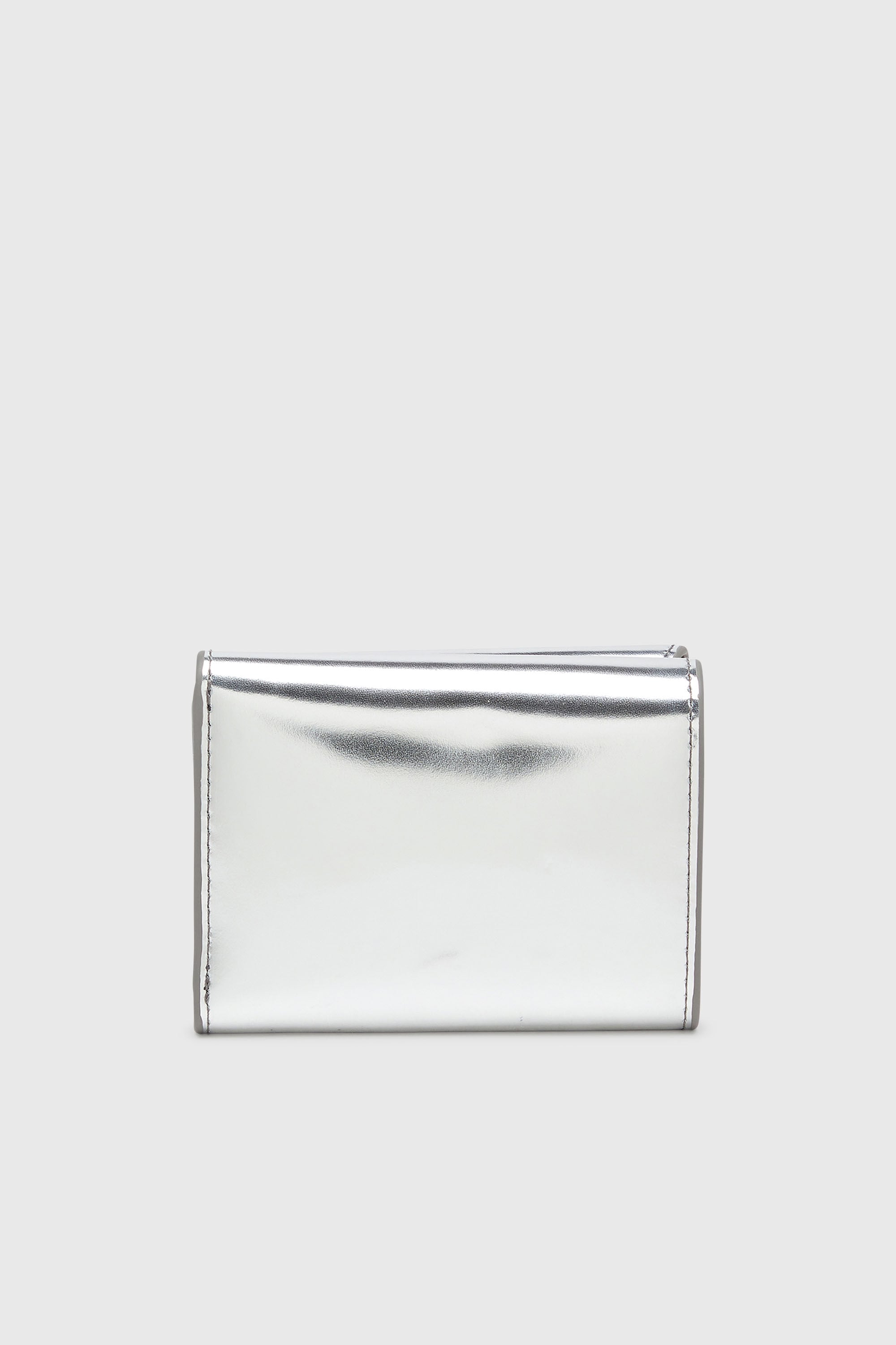 1DR TRI FOLD COIN XS 三つ折りウォレット｜シルバー｜ウィメンズ｜DIESEL