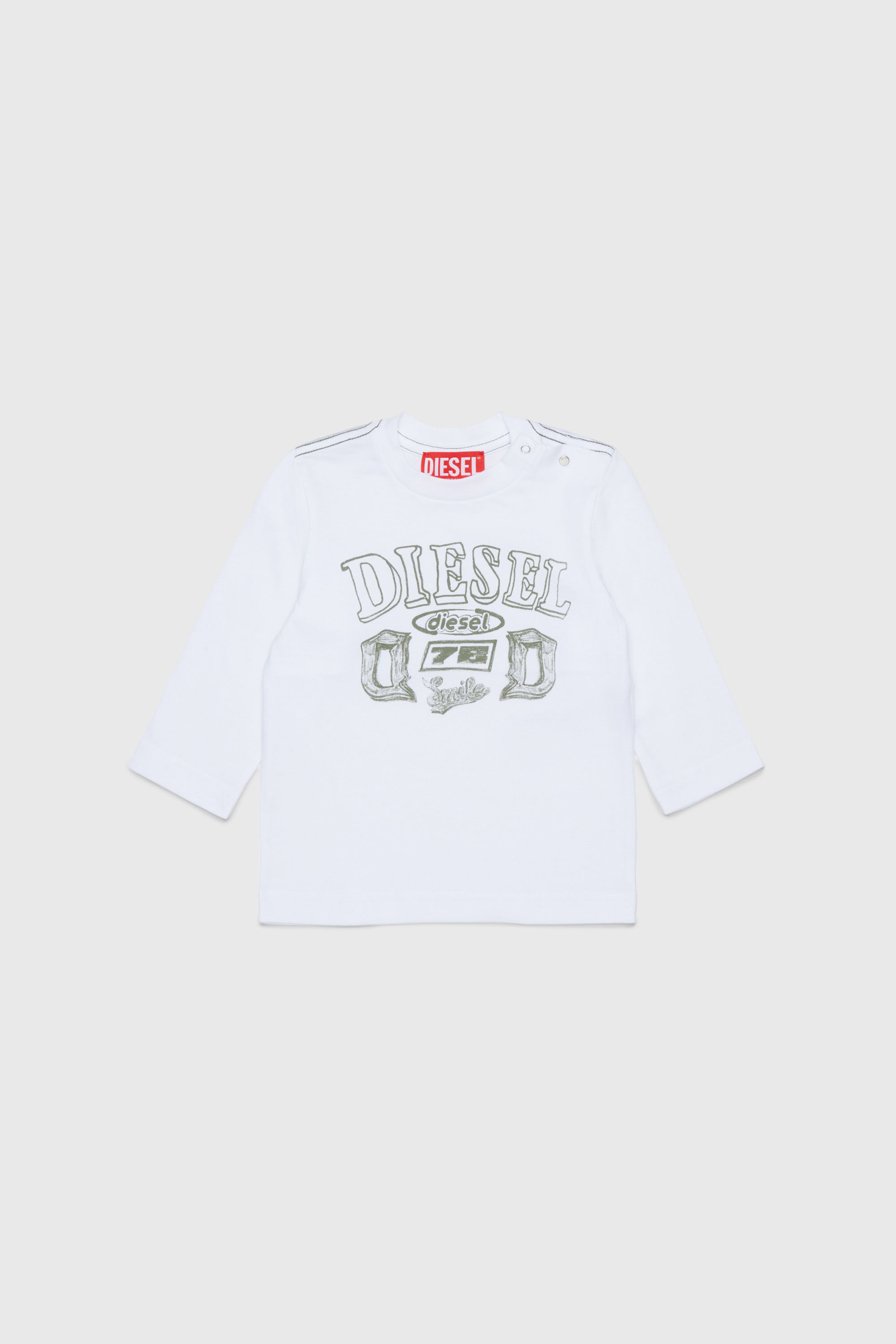 Diesel - TBANB, Male's Tシャツ in ホワイト - 1