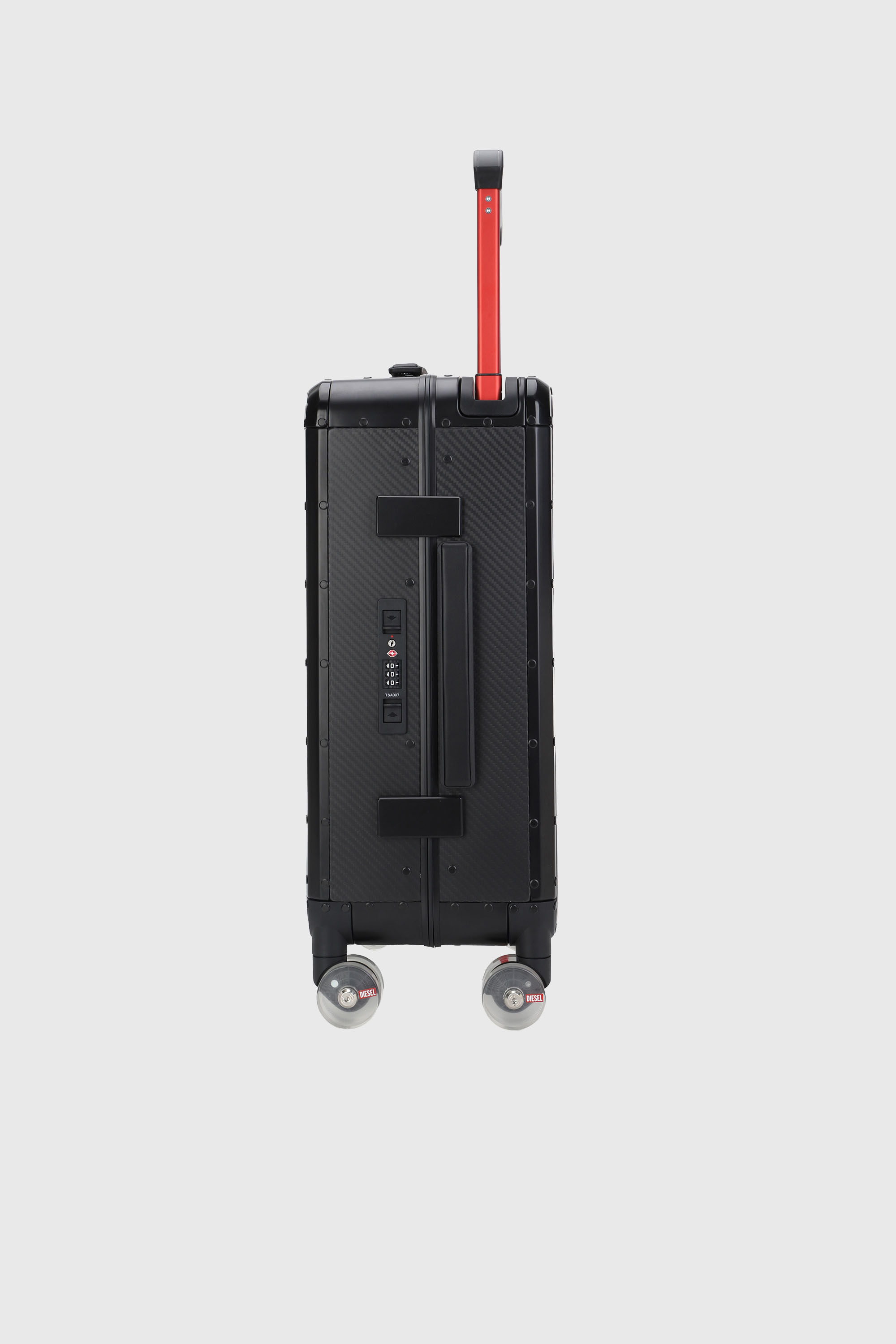 Diesel - DSL CARBON FIBER TROLLEY-BLACK- DSL001, Unisex's Carbon fiber suitcase size S in ブラック - 3