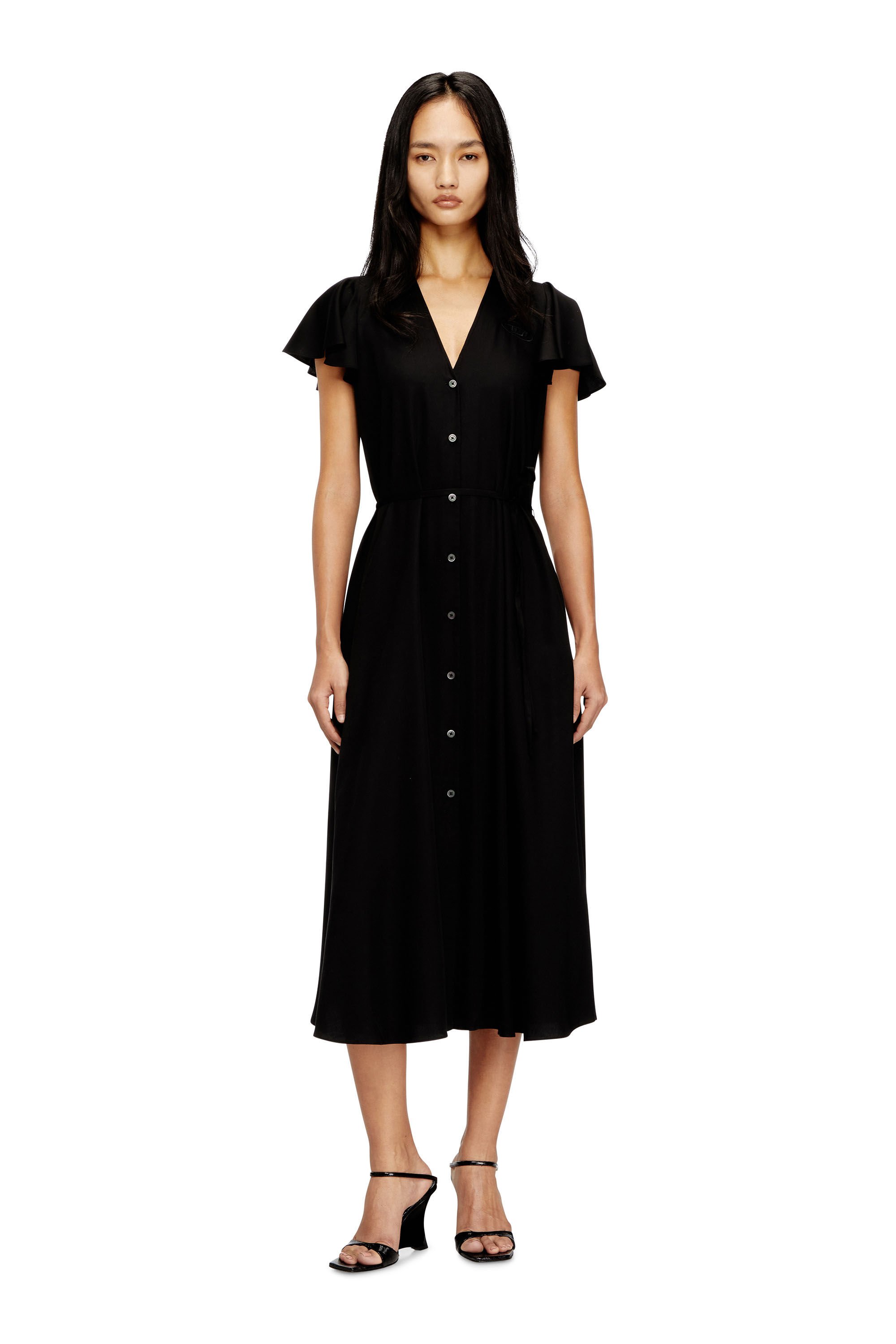 D-AIKIRI-LONG ドレス｜ブラック｜ウィメンズ｜DIESEL