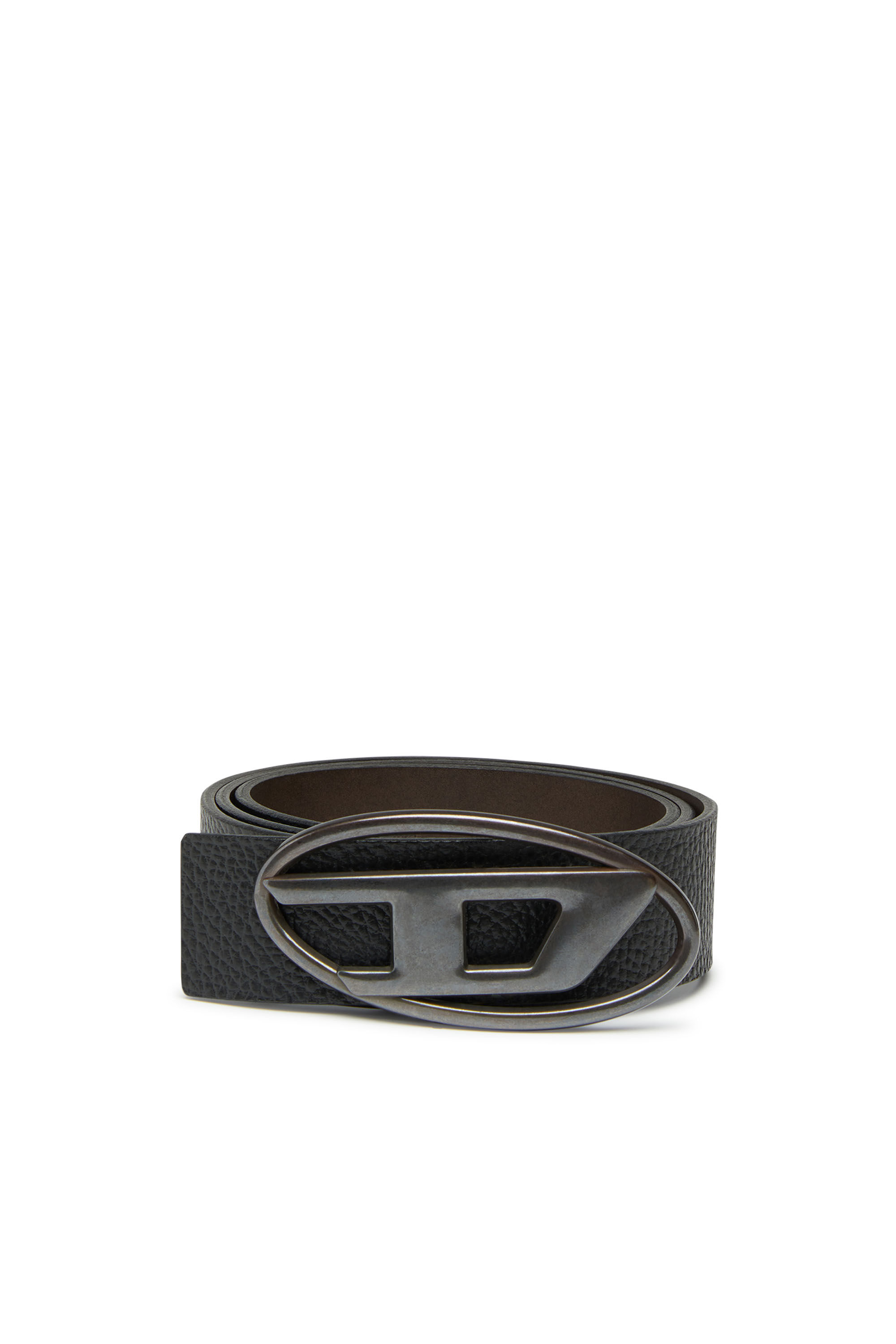 Diesel - B-1DR REV, Male's レザーベルト in ブラック/ブラウン - 1