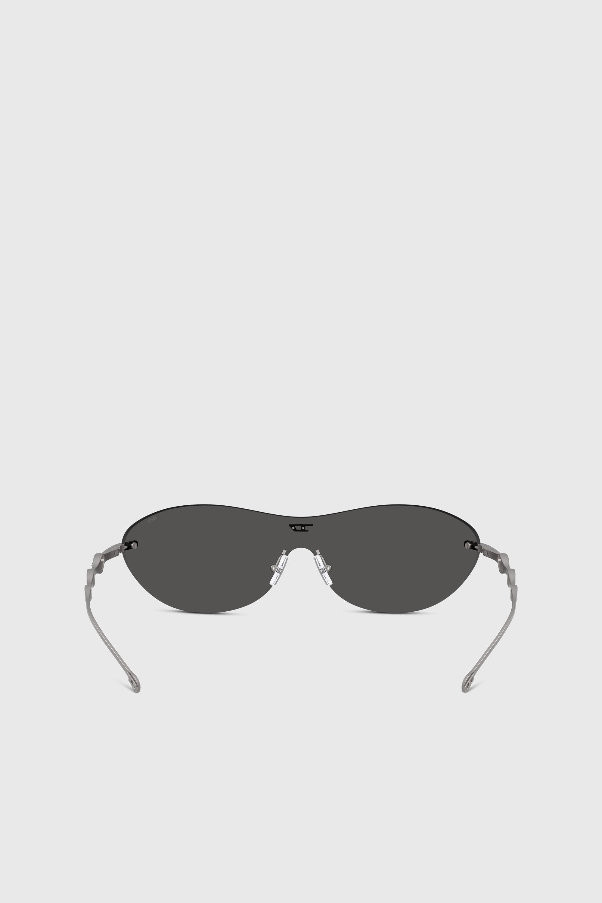 Diesel - 0DL1006 SIZE 35, Unisex's Iconic oval sunglasses in ダークグレー - 3