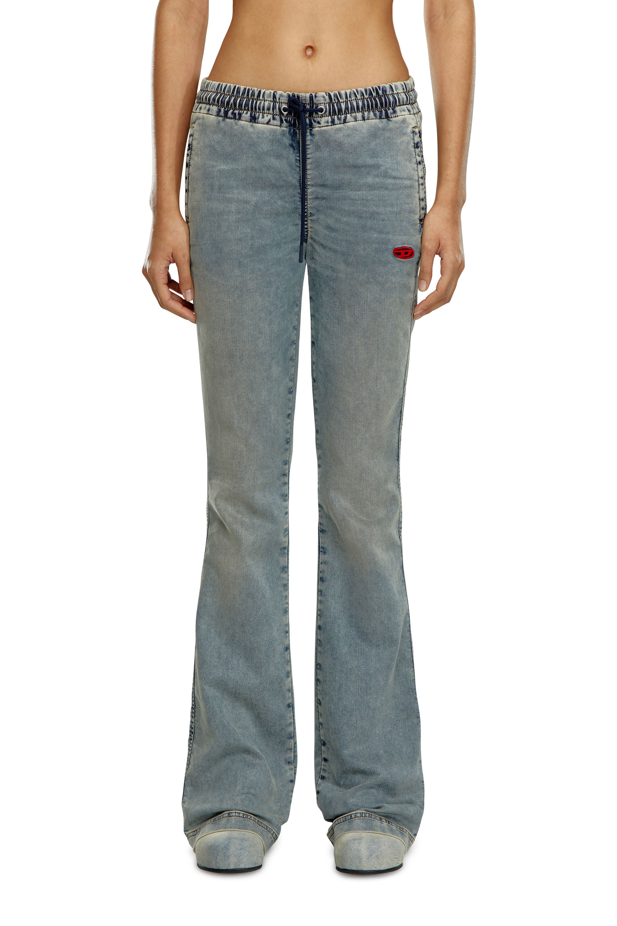 Diesel - Female's Bootcut 2069 D-Ebbey Joggjeans® 068JW, ミディアムブルー - 3
