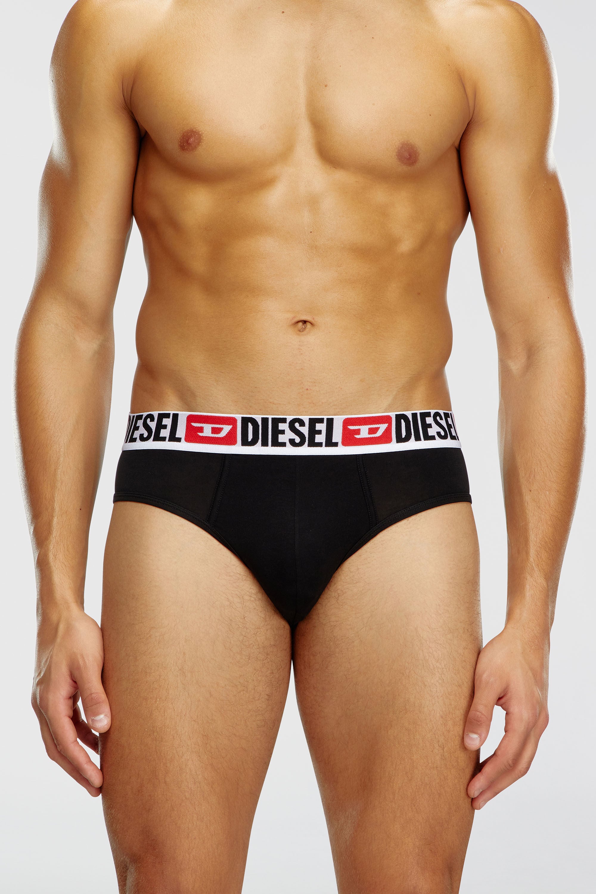 Diesel - UMBR-ANDRETHREEPACK, Male's アンダーウェアブリーフ3枚セット in ブラック/ホワイト - 3