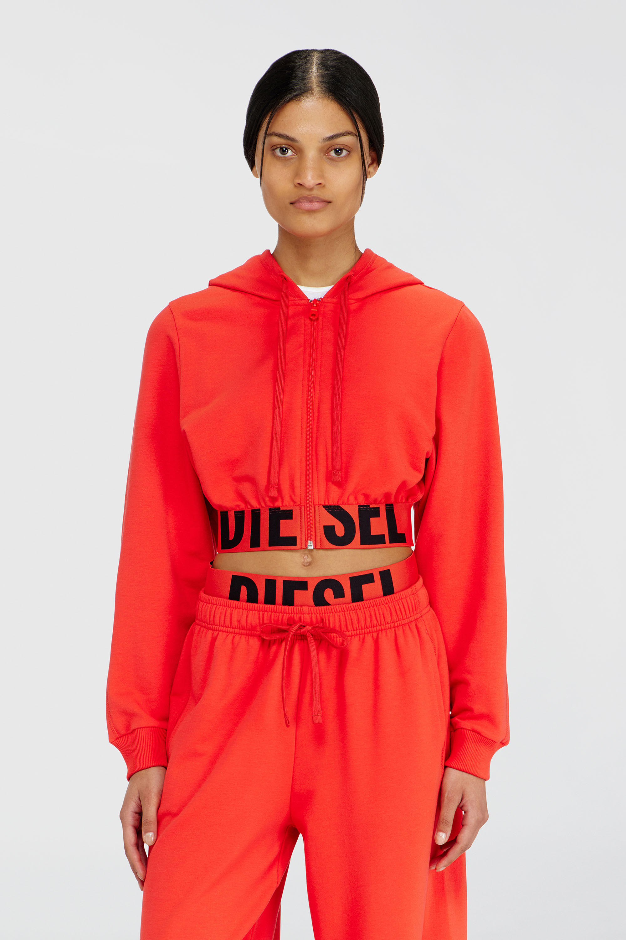 Diesel - NIKA-D-POP, Female's ジップアップパーカー in レッド - 3