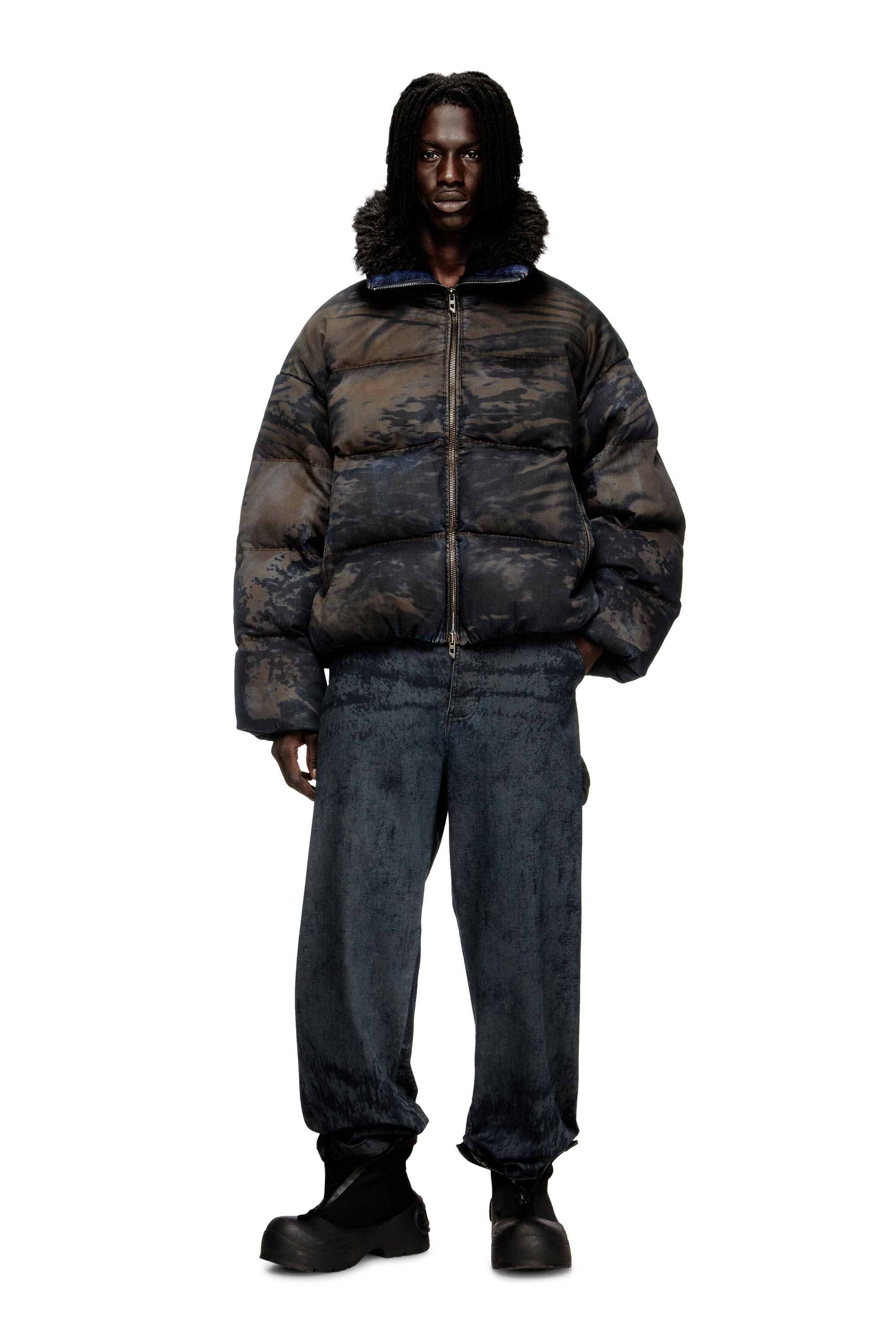 W-JOHNS パファージャケット｜マルチカラー｜メンズ｜DIESEL