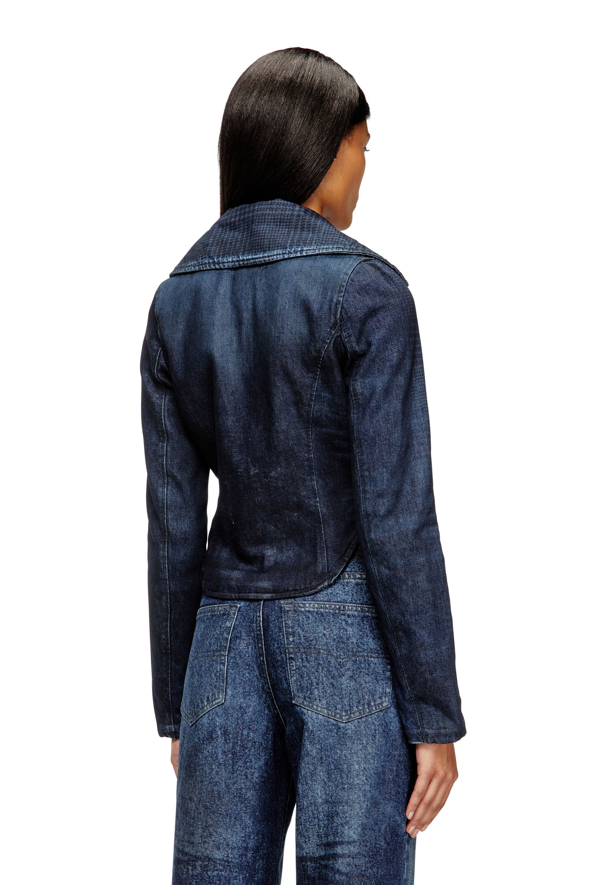 Diesel - DE-ALI-S, Female's デニムジャケット in ダークブルー - 4