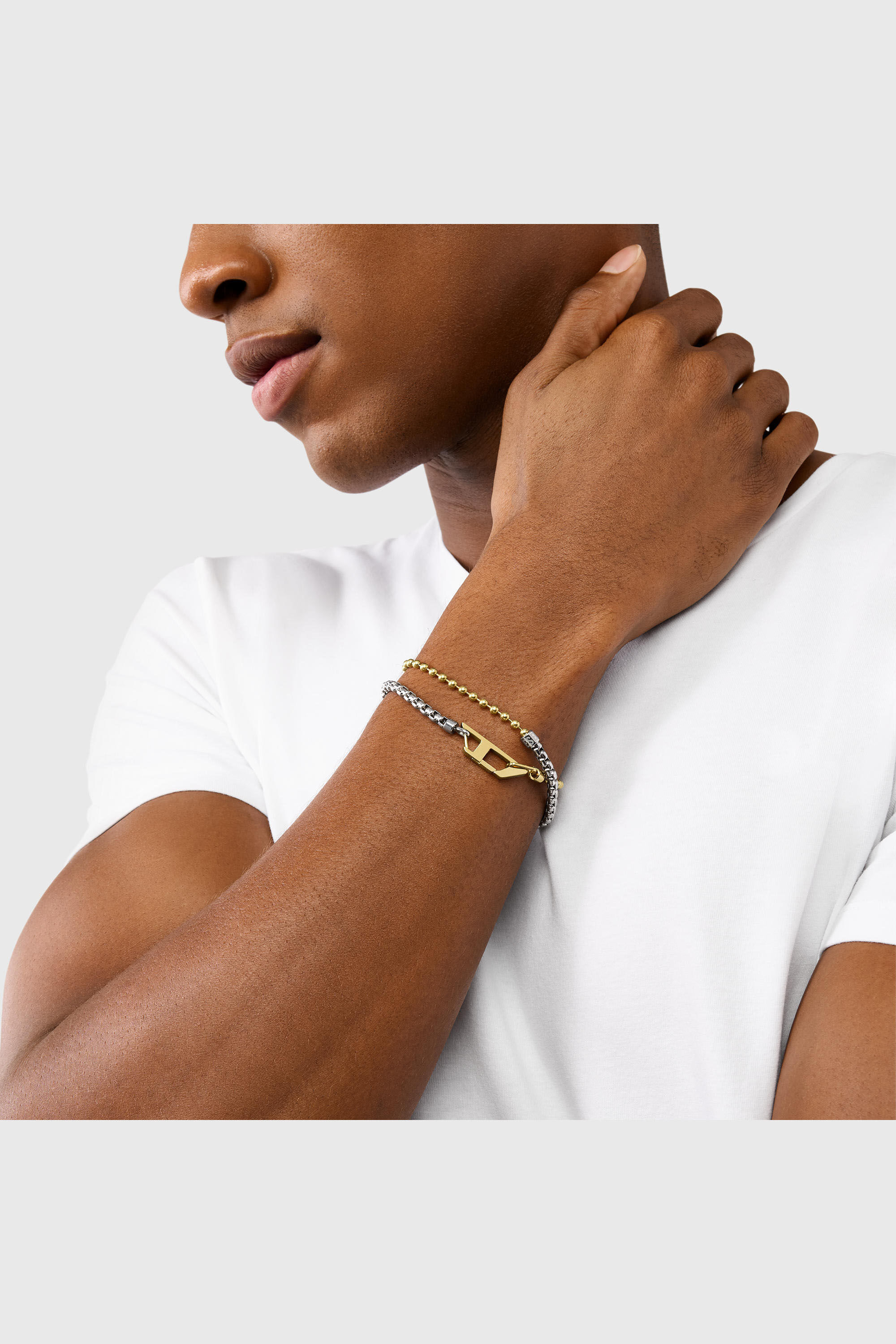 DX1570931 JEWEL ブレスレット｜シルバー｜ウィメンズ｜DIESEL