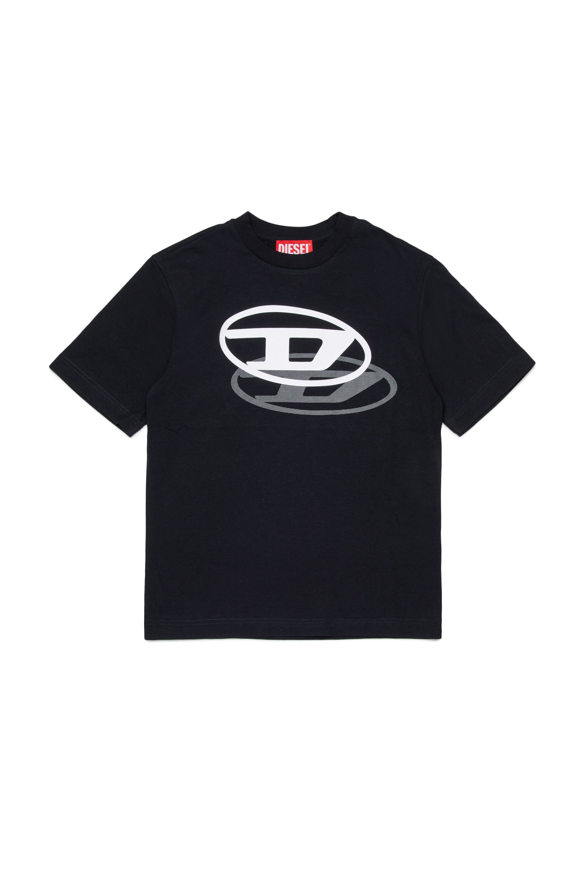 Diesel - TVALE OVER, Male's Tシャツ in ブラック - 1