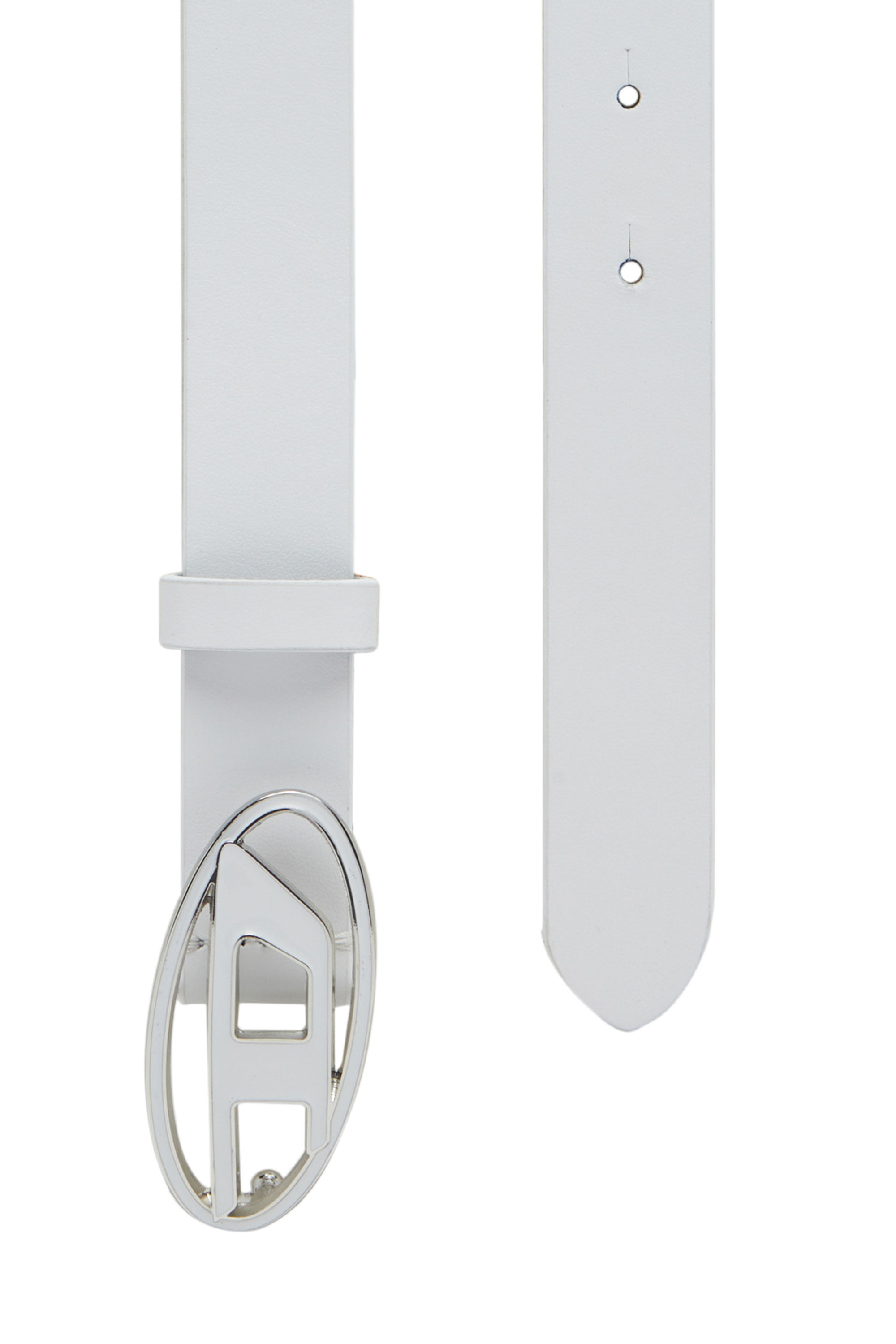 Diesel - B-1DR 25, Female's カウレザーベルト in ホワイト - 2