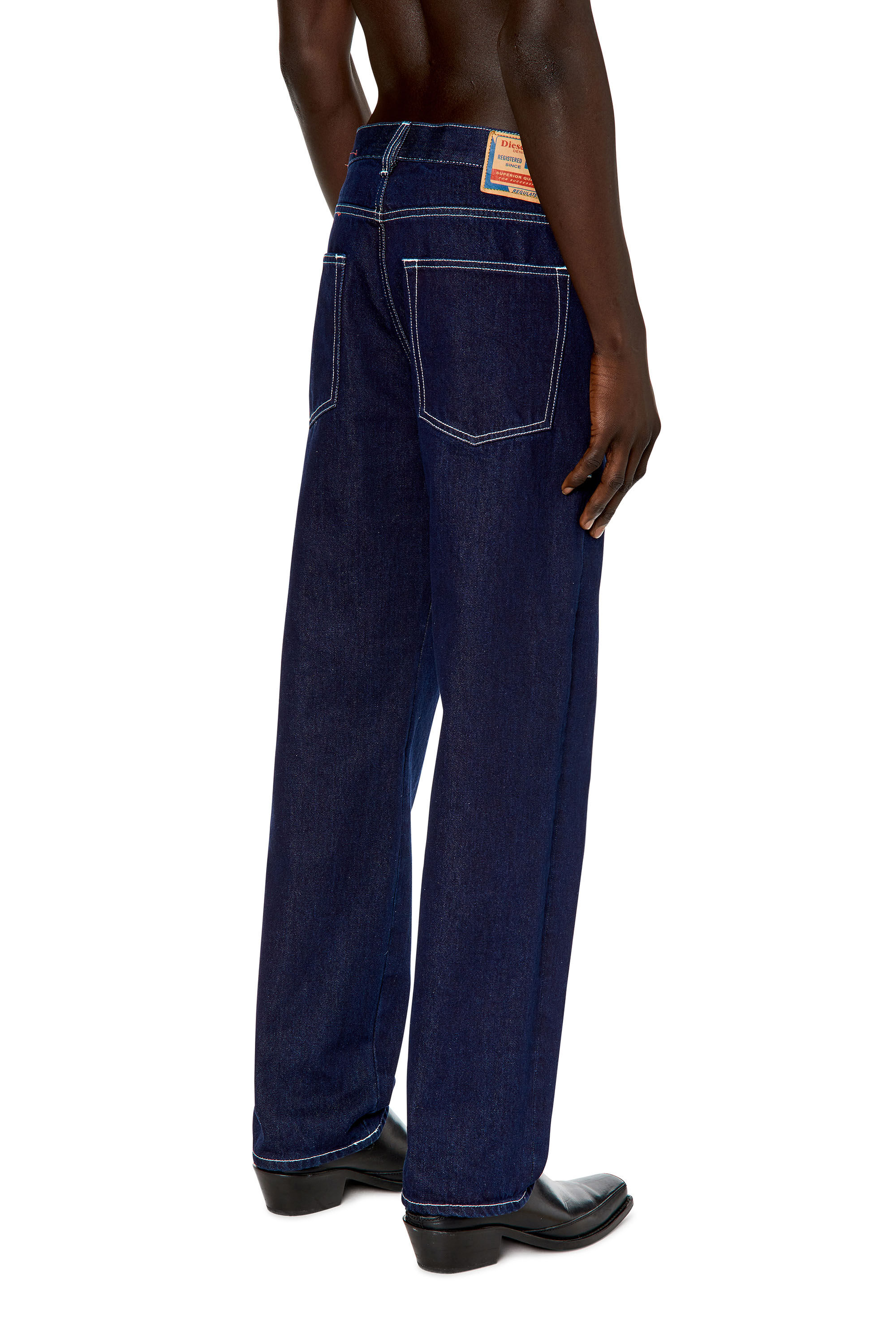Diesel - Male's Straight Jeans 2010 D-Macs 09F19, ダークブルー - 5