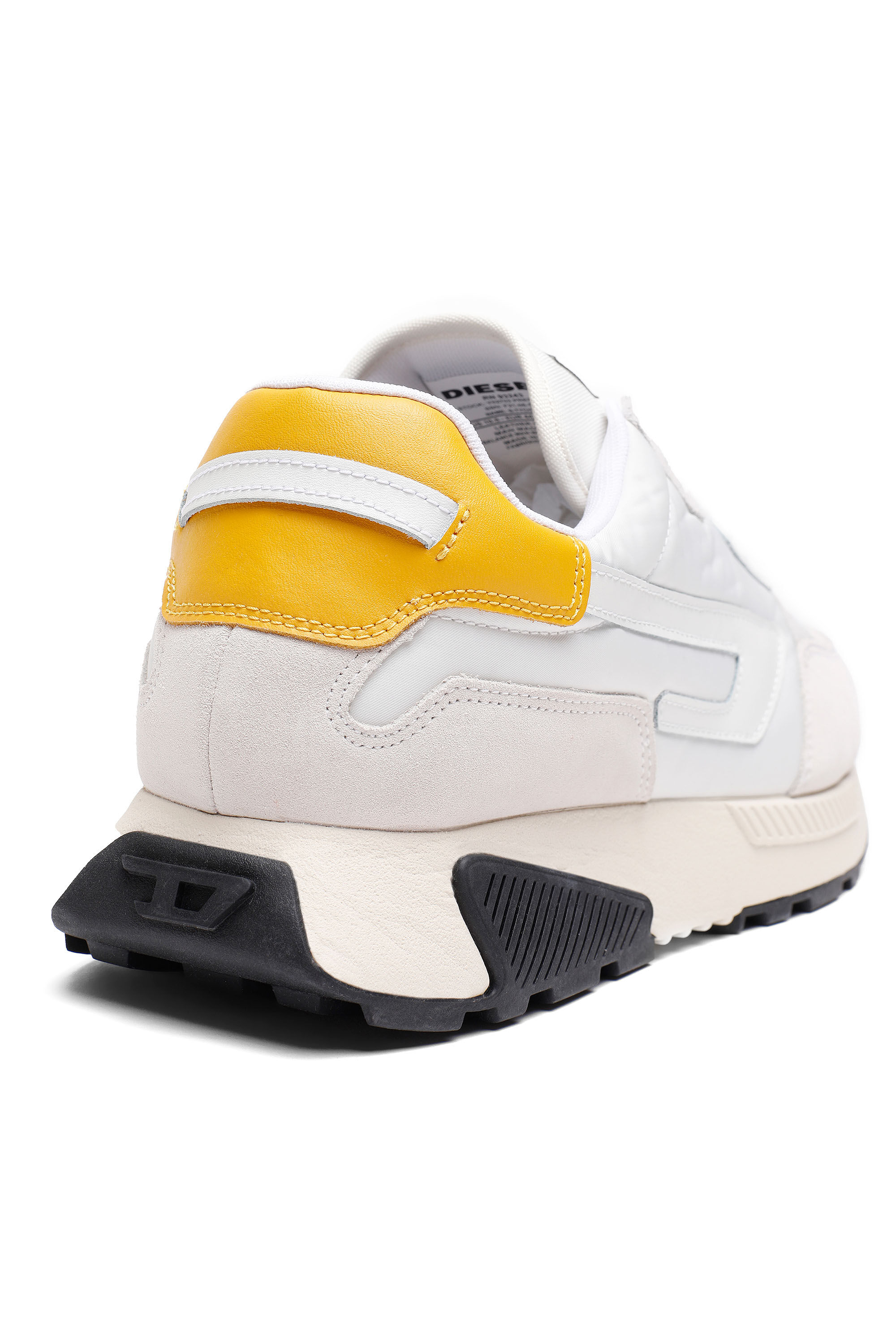 Diesel - S-TYCHE LL, Male's スニーカー レザー ロゴ - S-Tyche LL in ホワイト/イエロー - 6