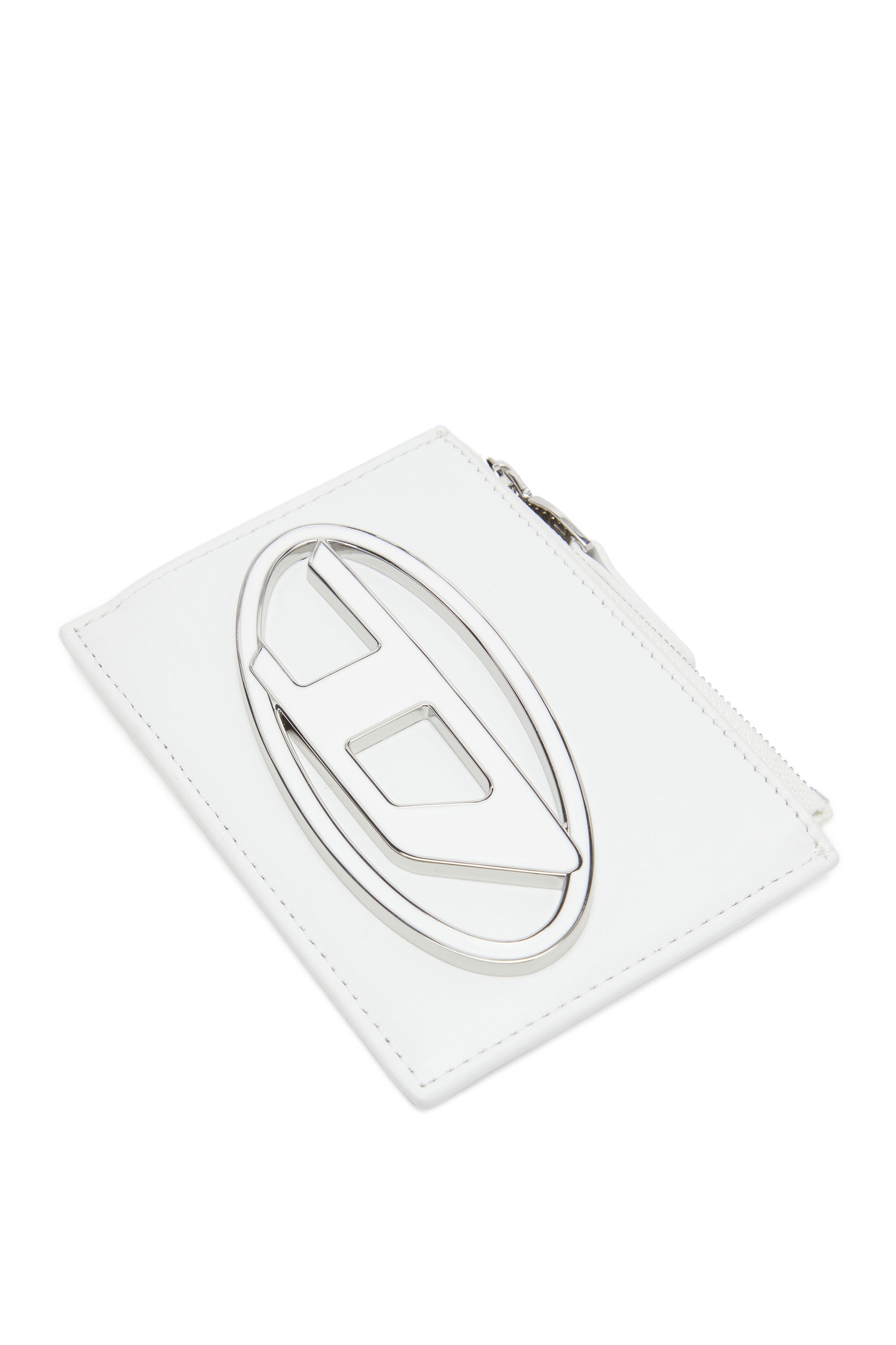 Diesel - 1DR CARD HOLDER I, Female's Card holder in leather in ホワイト - 4