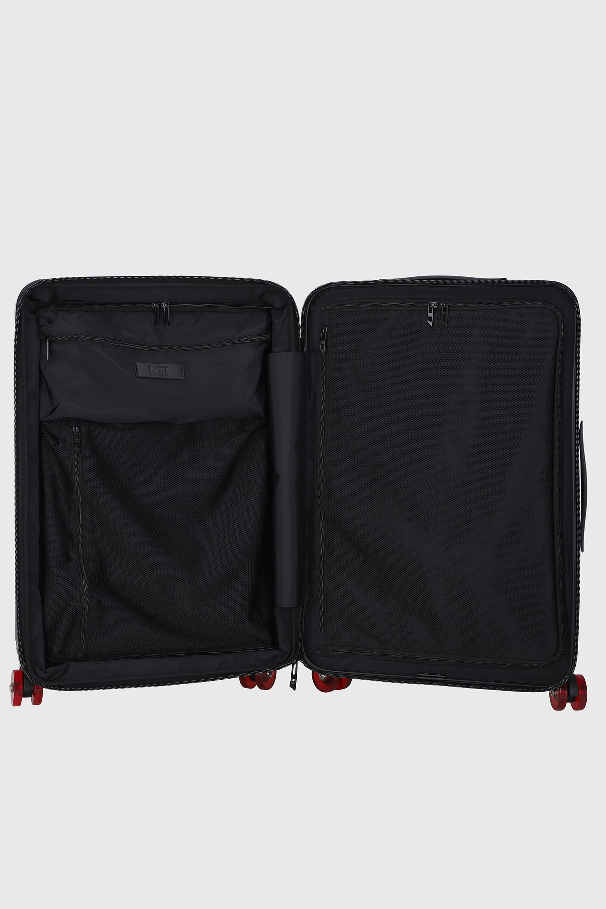 Diesel - LU0030 HARD LUGGAGE-DSL008, Unisex's Hybrid denim suitcase size M in ブラック - 4