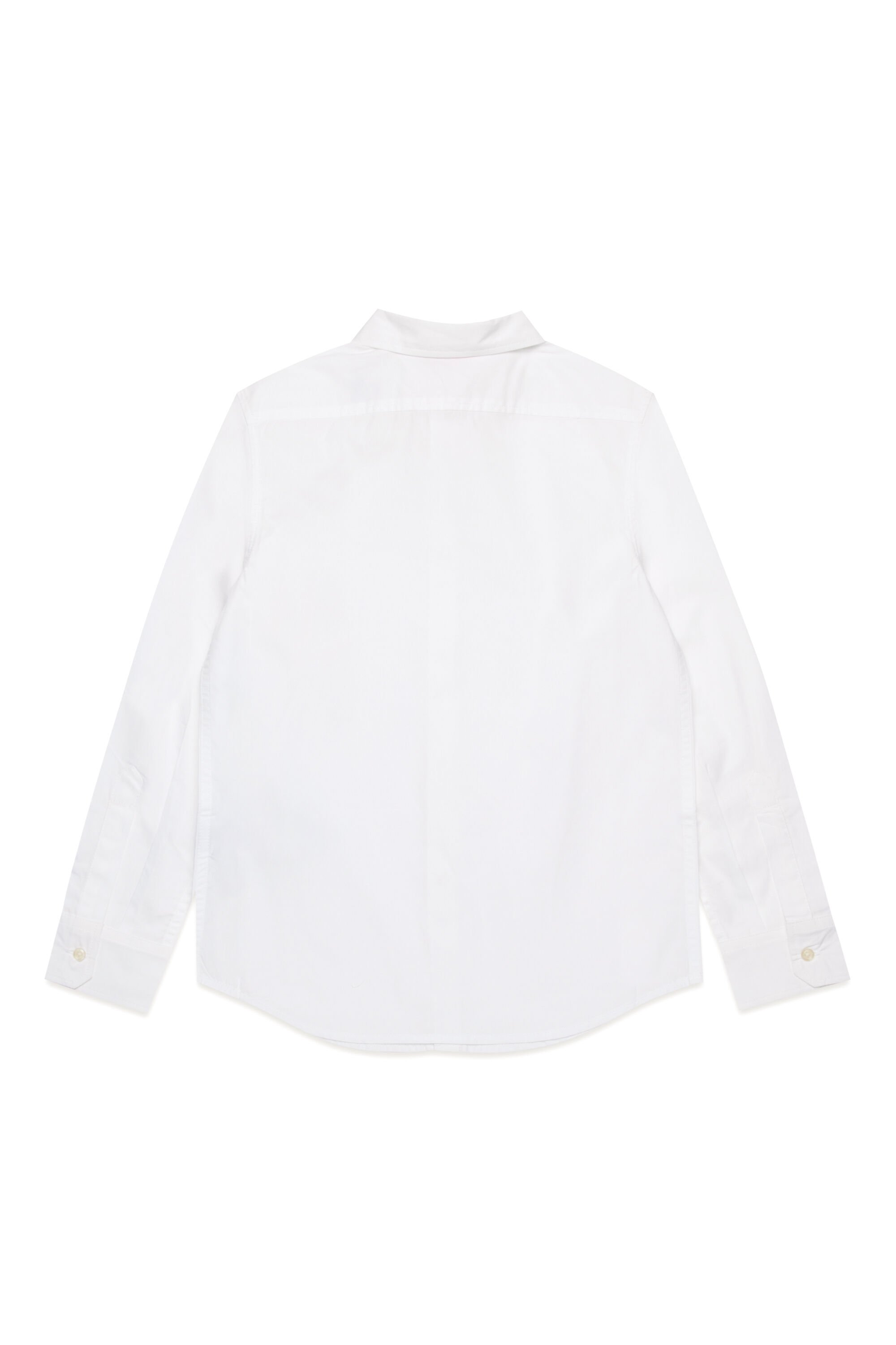Diesel - CPINGO, Male's Long-sleeve shirt with Oval D embroidery in ホワイト - 2
