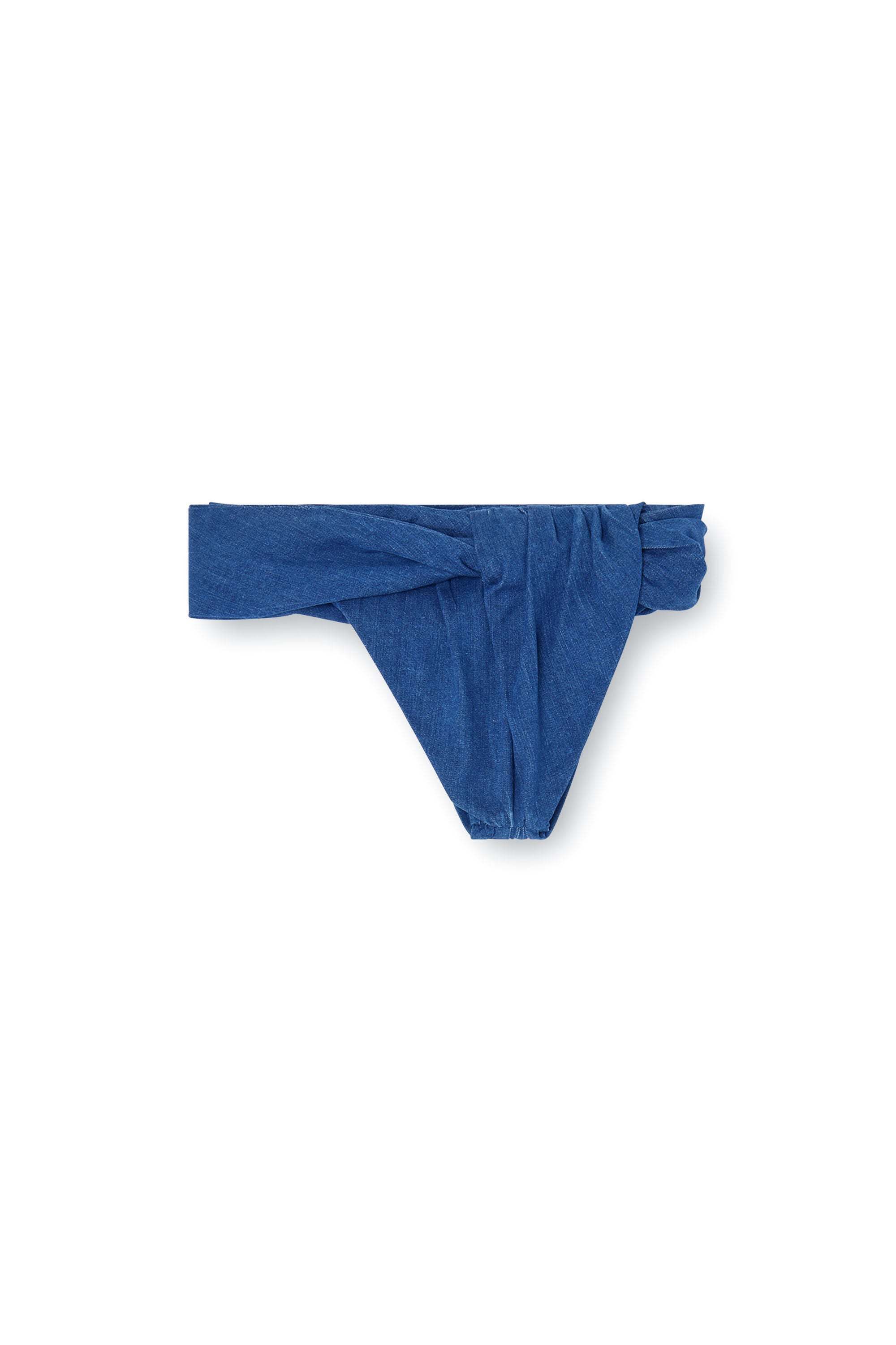 Diesel - DE-ILVY-FSJ, Female's Twisted hot pants in denim in ダークブルー - 2