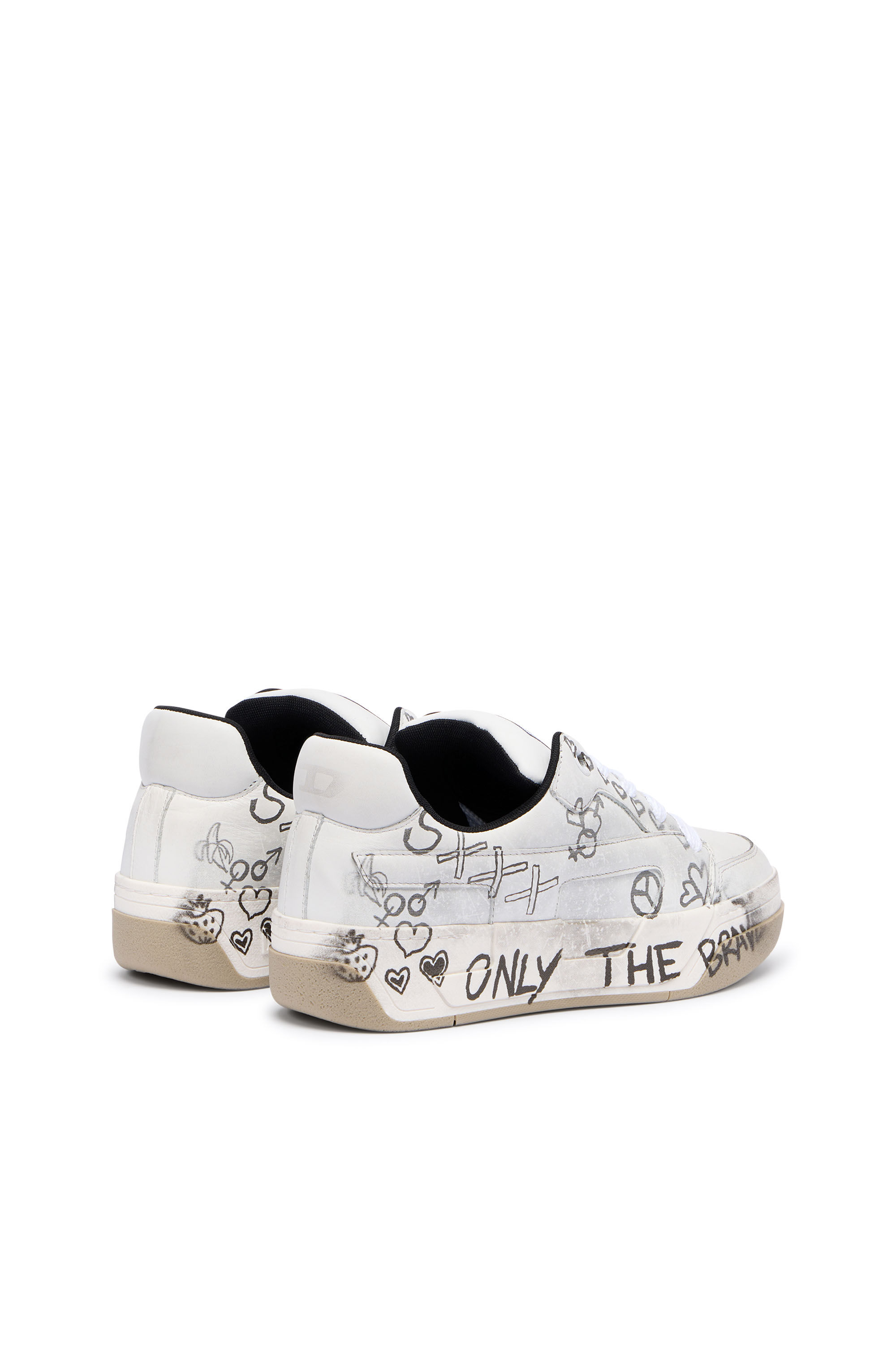 S-D-OLLIE LOW ローカットスニーカー｜ホワイト｜メンズ｜DIESEL