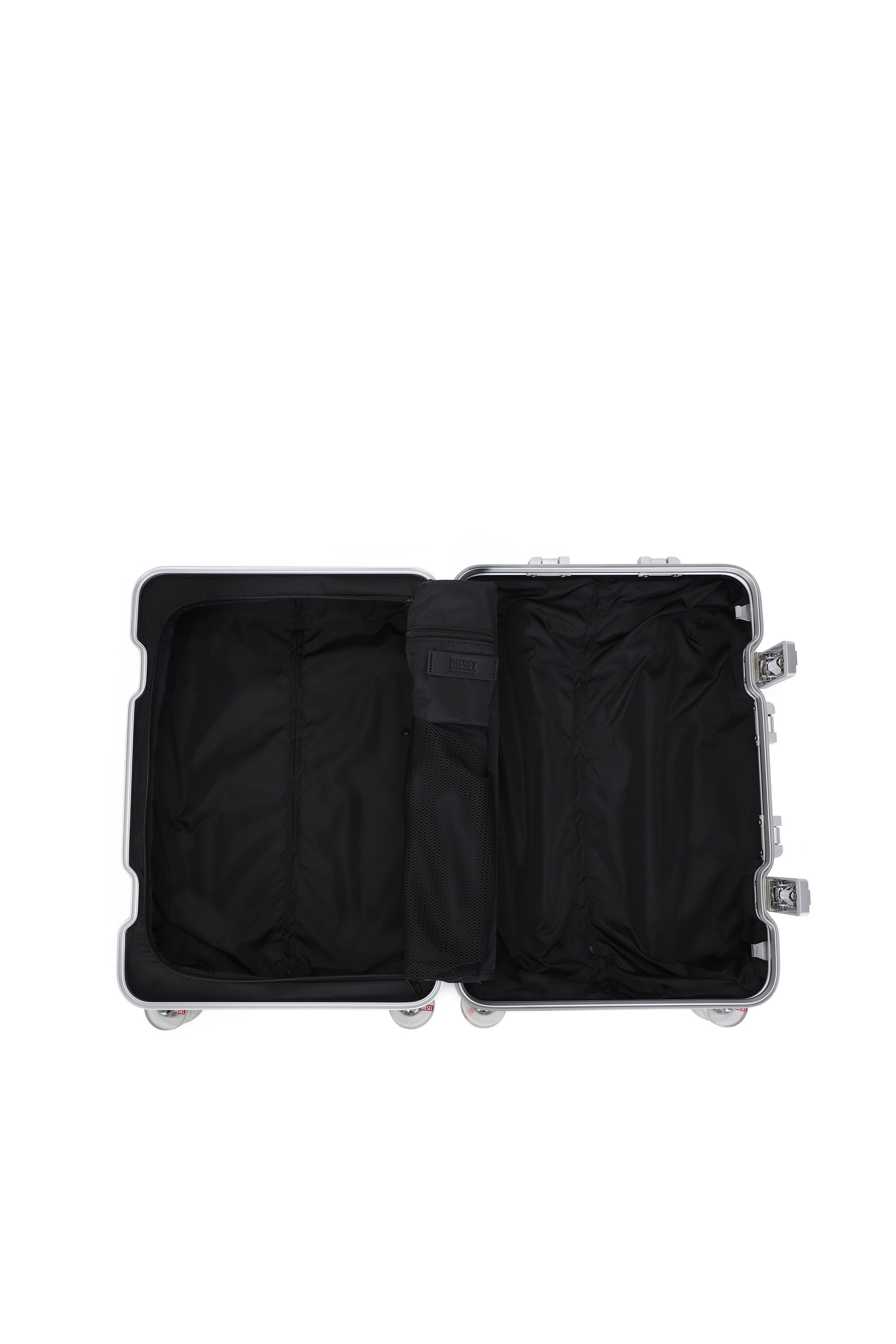 Diesel - DIESEL ALUMINUM TROLLEY- DSL002, Unisex's Aluminum suitcase size S in シルバー - 4