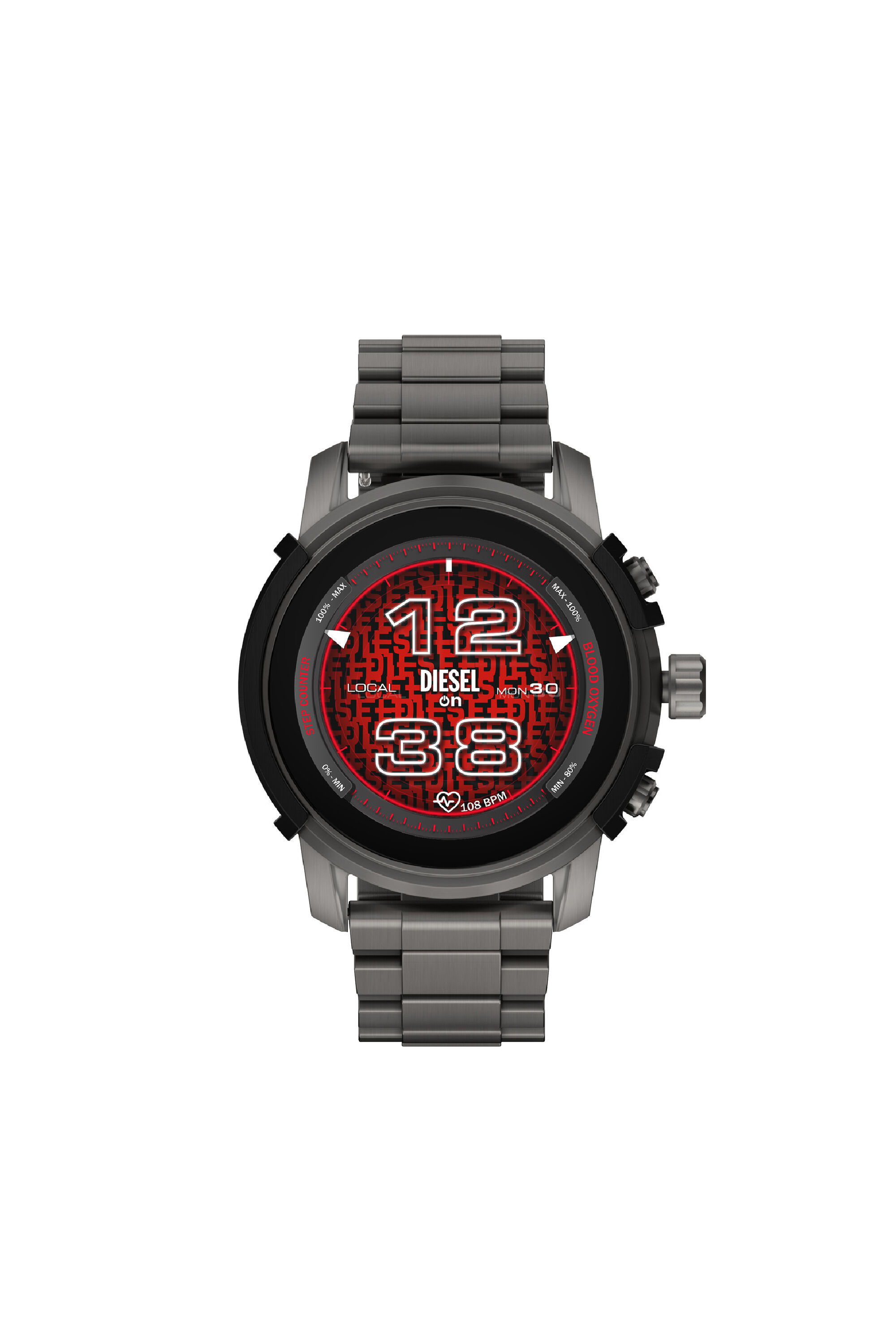 Diesel - DZT2042, Male's スマートウォッチ in ダークグレー - 1