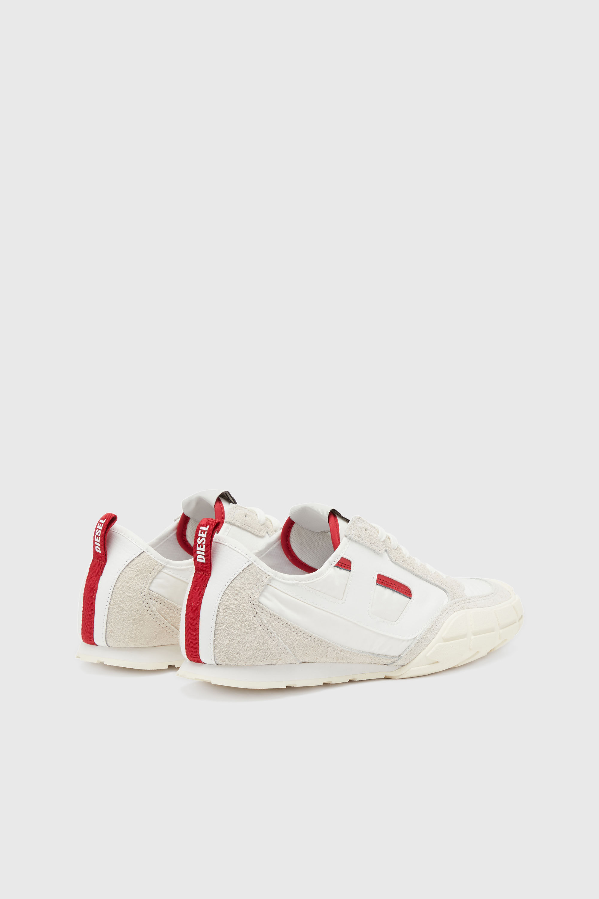 Diesel - S-PAGODHA LOW, Male's スニーカー in ホワイト/レッド/ブルー - 4