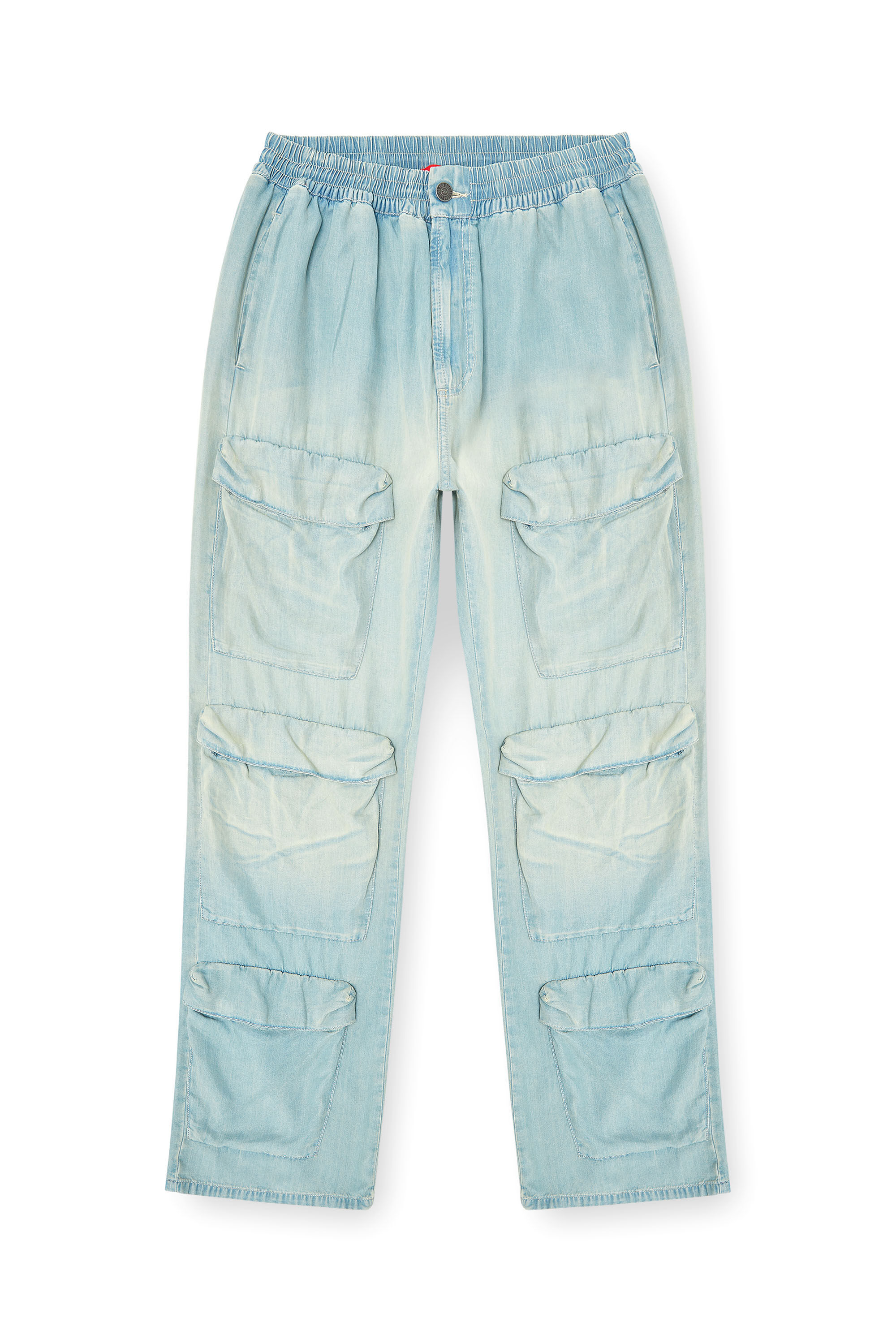 Diesel - Female's Regular Jeans D-Pocky 0ADCF, ライトブルー - 4
